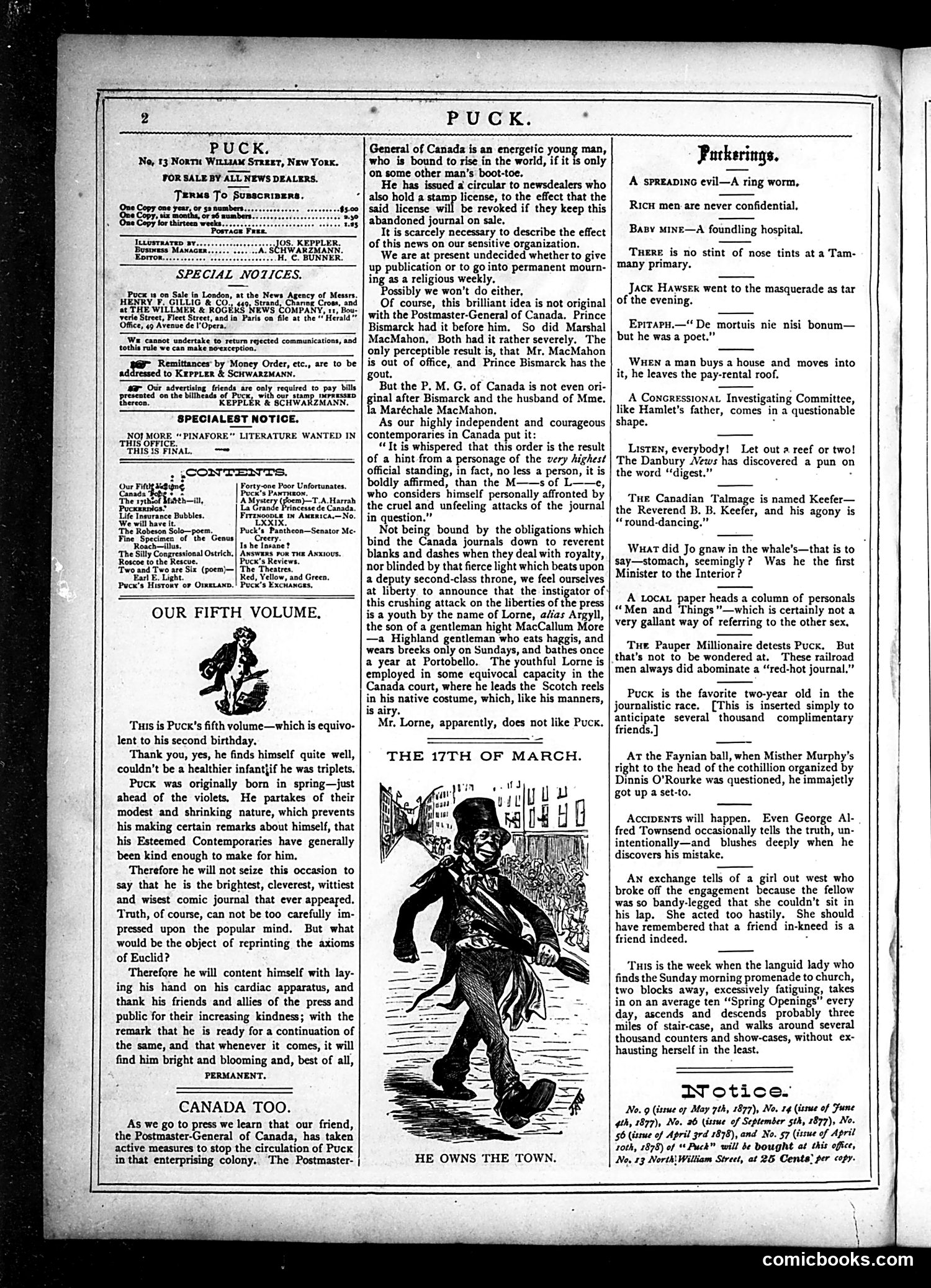 Puck — March 12, 1879 — page 2 of 16