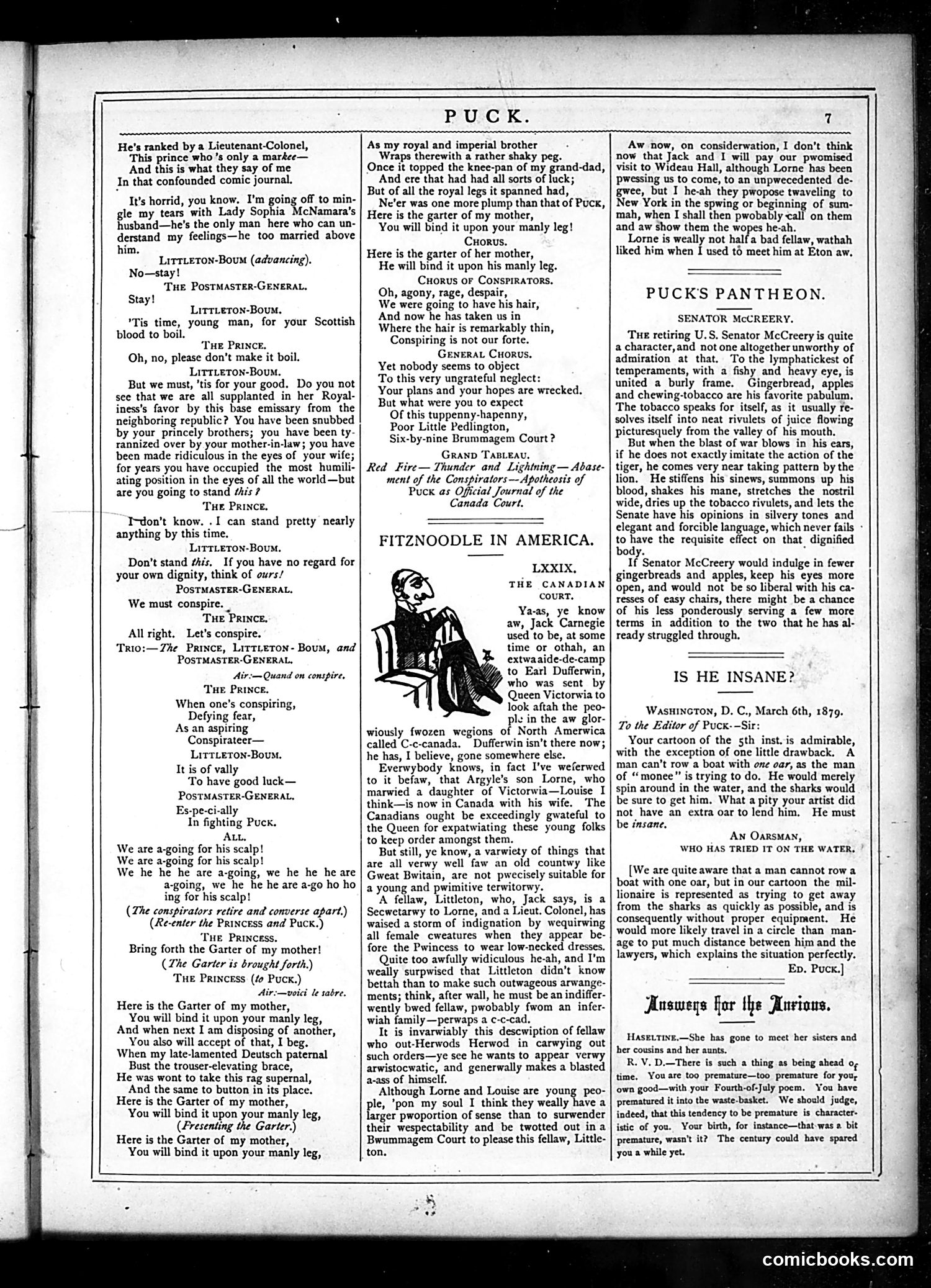 Puck — March 12, 1879 — page 7 of 16