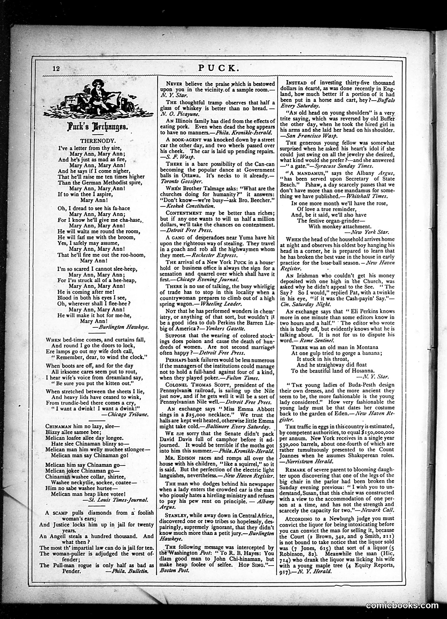 Puck — March 12, 1879 — page 12 of 16