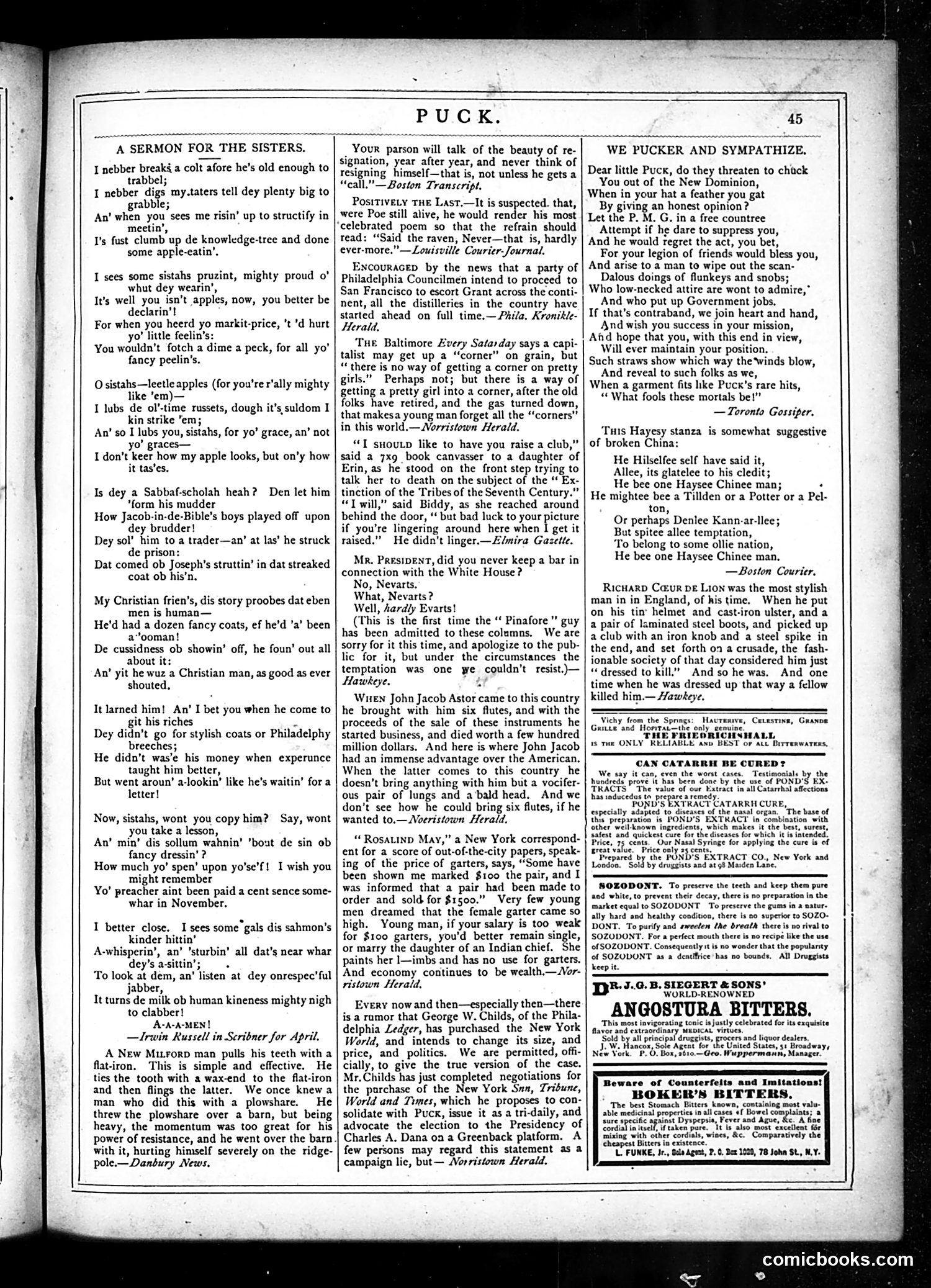 Puck — March 26, 1879 — page 13 of 16