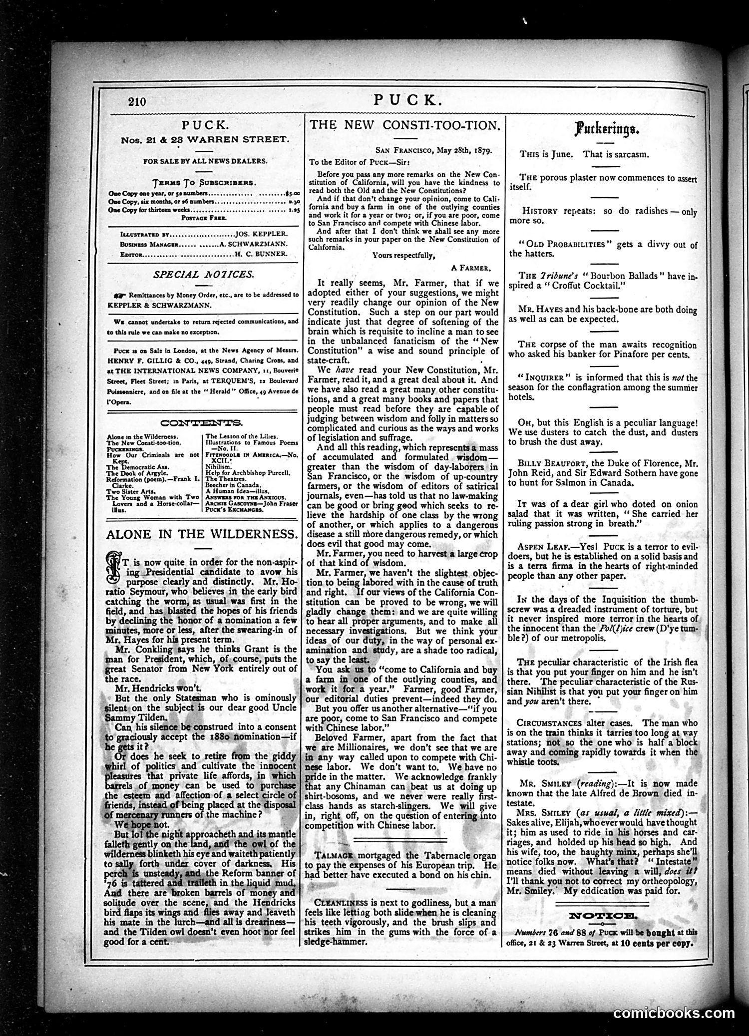 Puck — June 11, 1879 — page 2 of 16