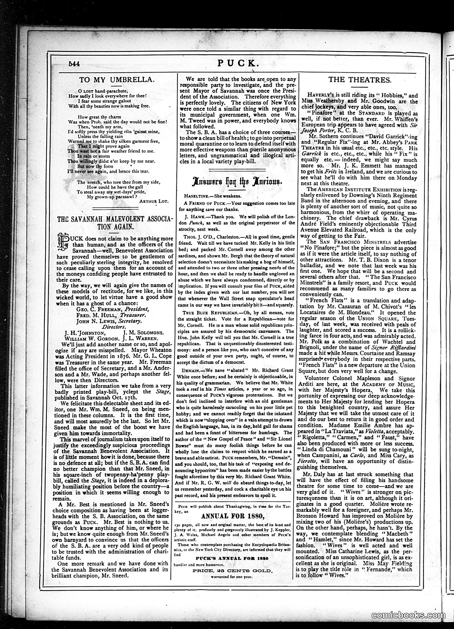 Puck — October 29, 1879 — page 10 of 18