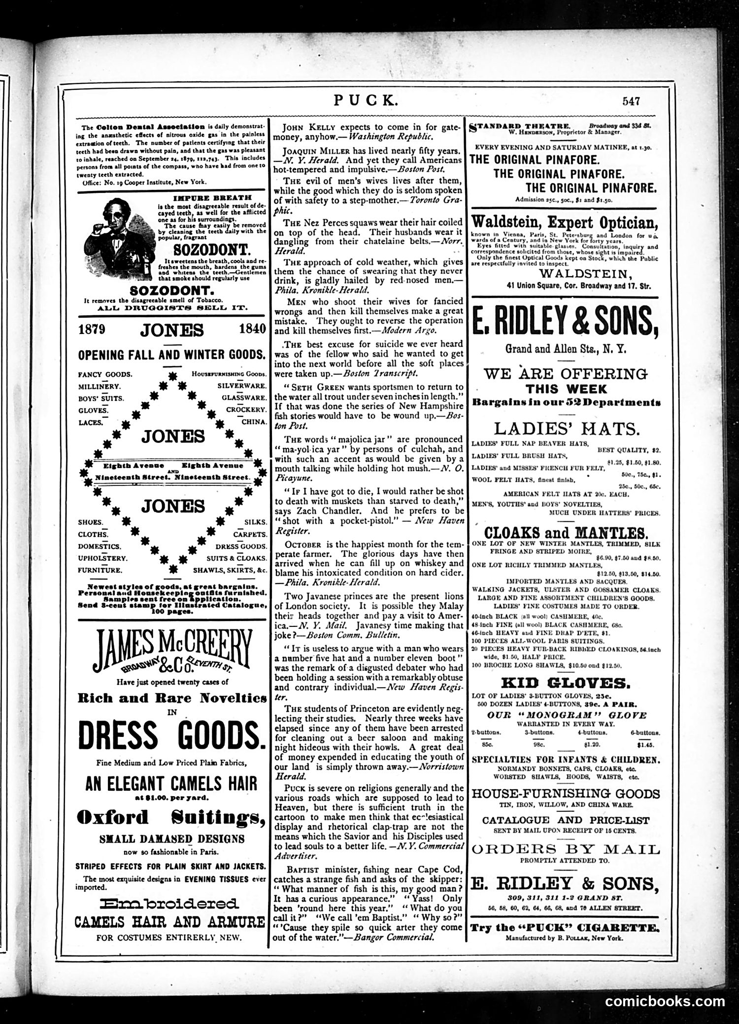 Puck — October 29, 1879 — page 13 of 18