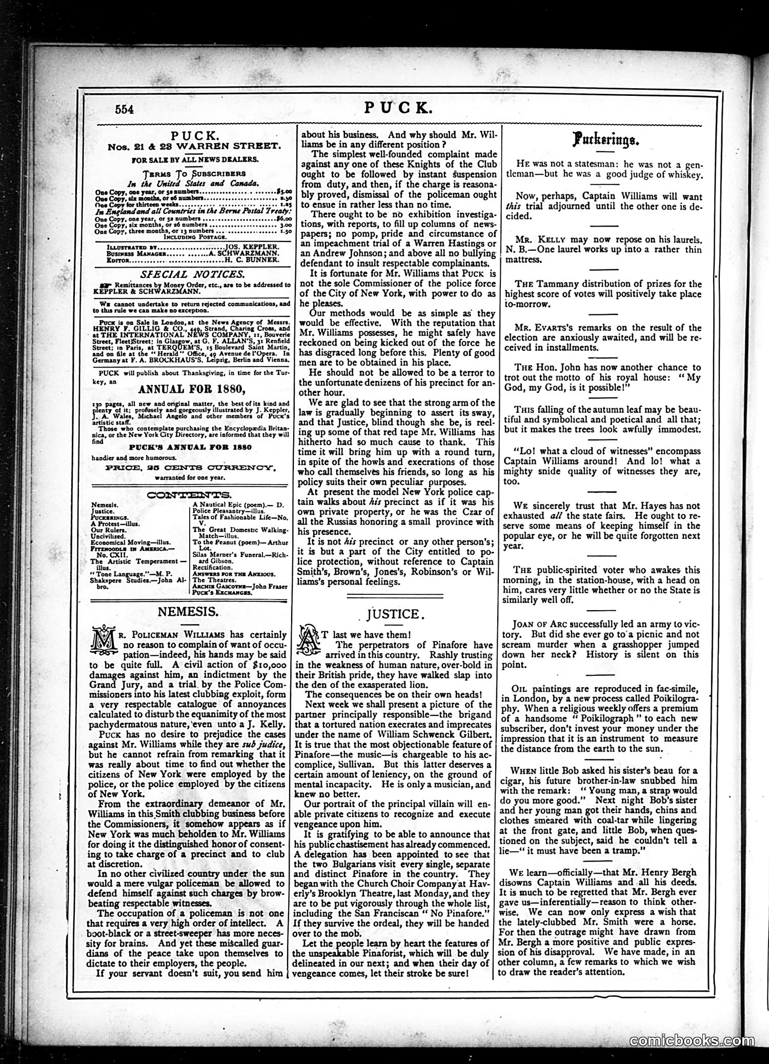 Puck — November 5, 1879 — page 2 of 18