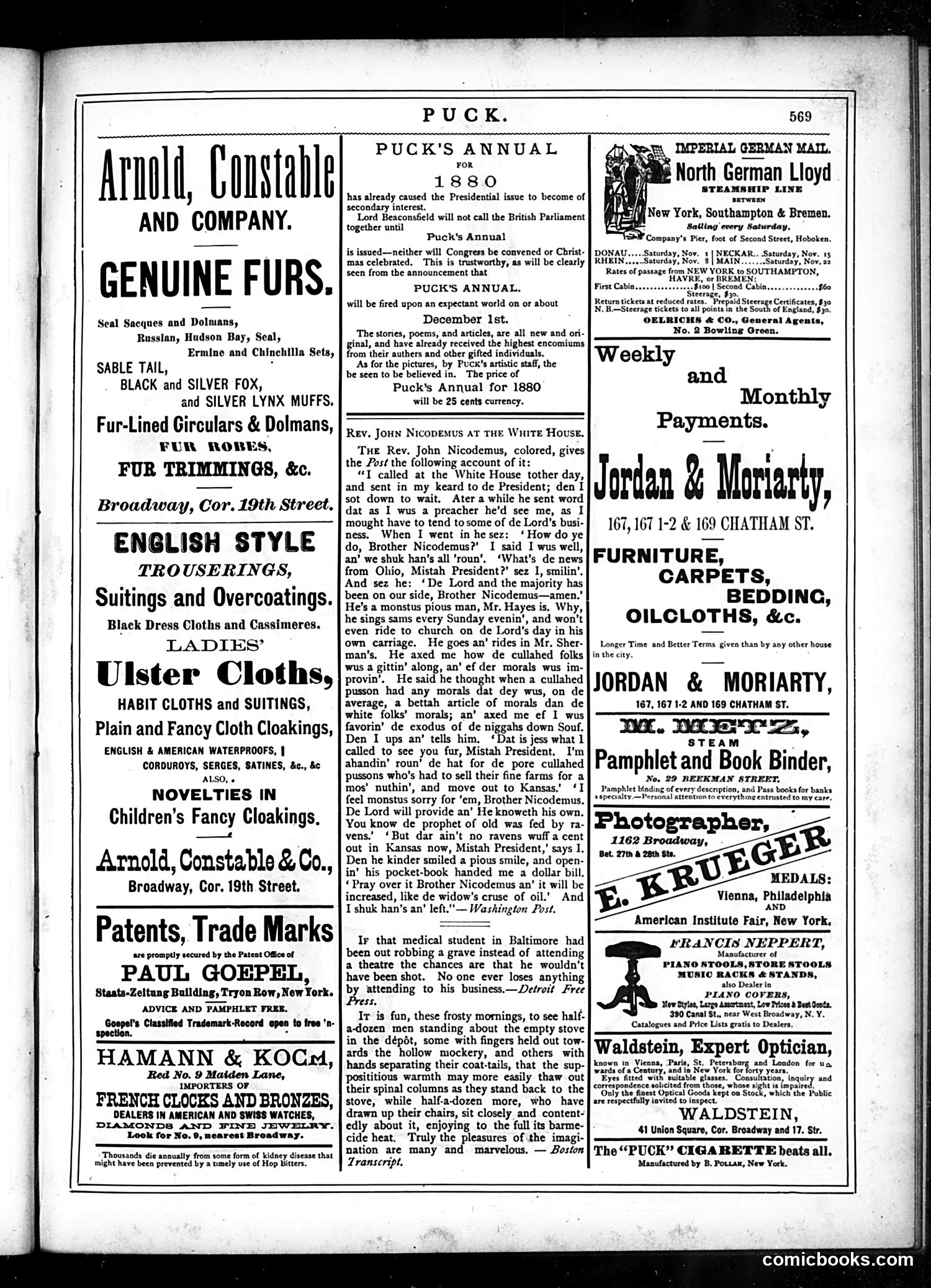 Puck — November 5, 1879 — page 17 of 18
