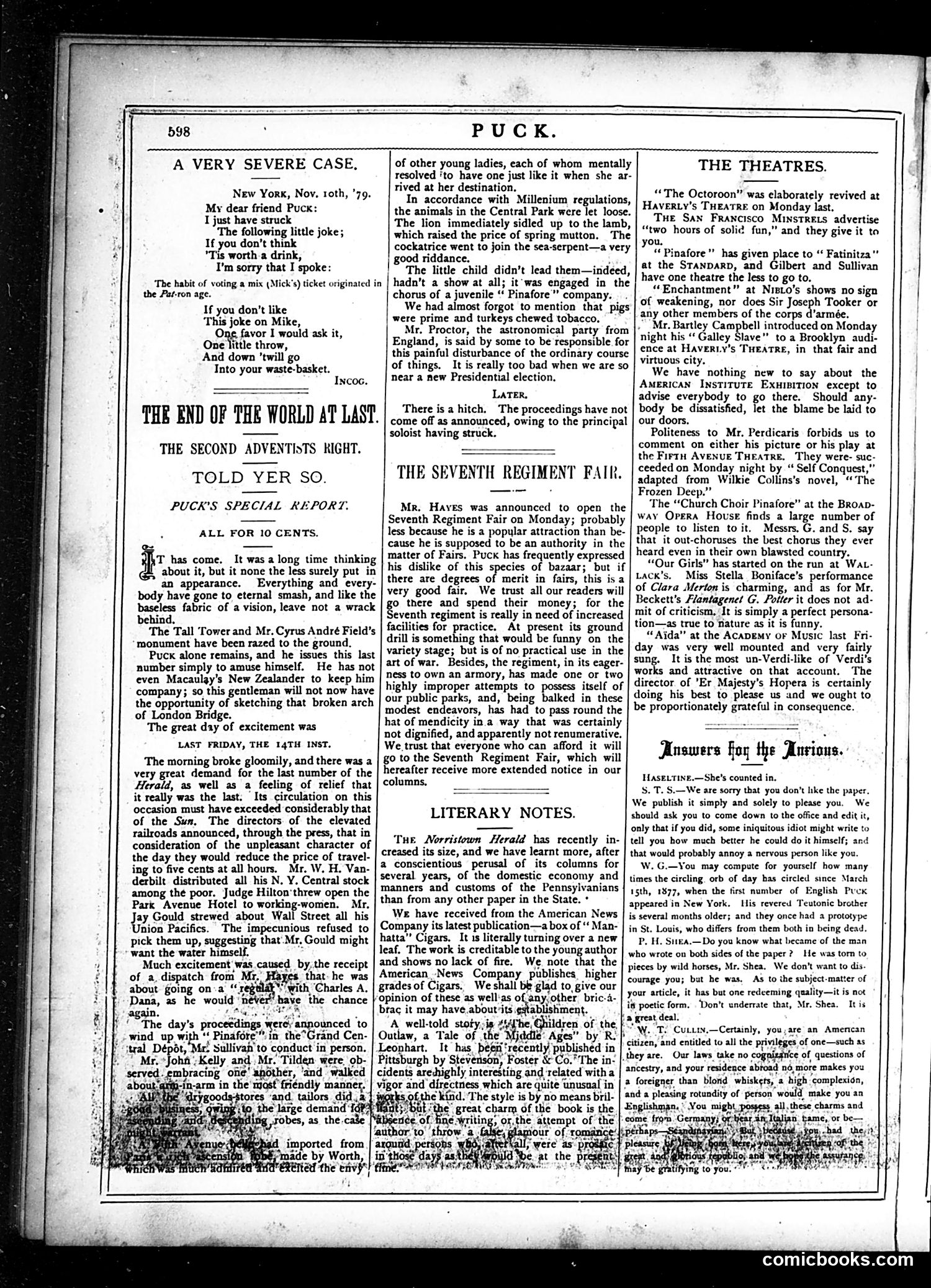 Puck — November 19, 1879 — page 10 of 18
