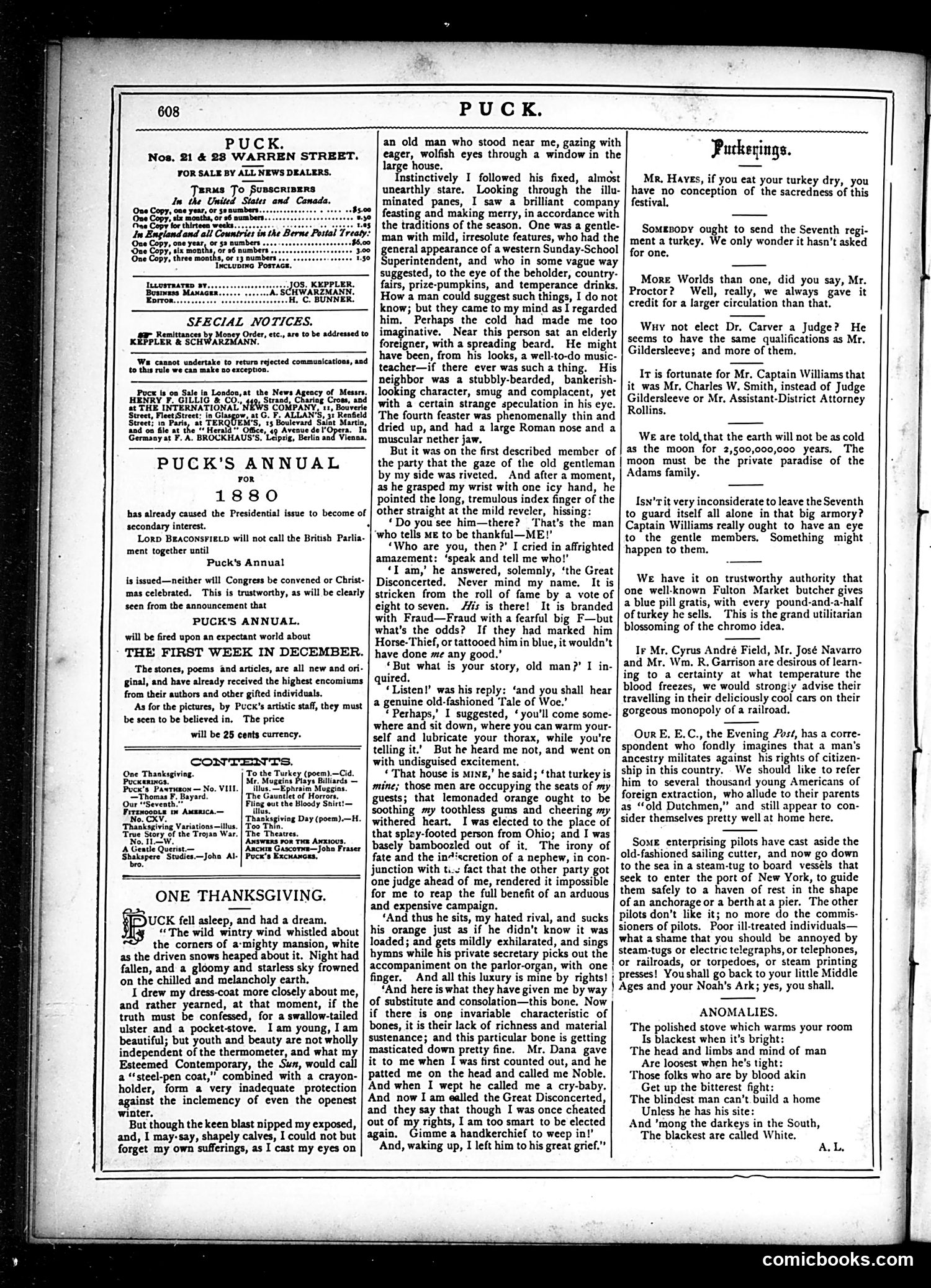 Puck — November 26, 1879 — page 2 of 18