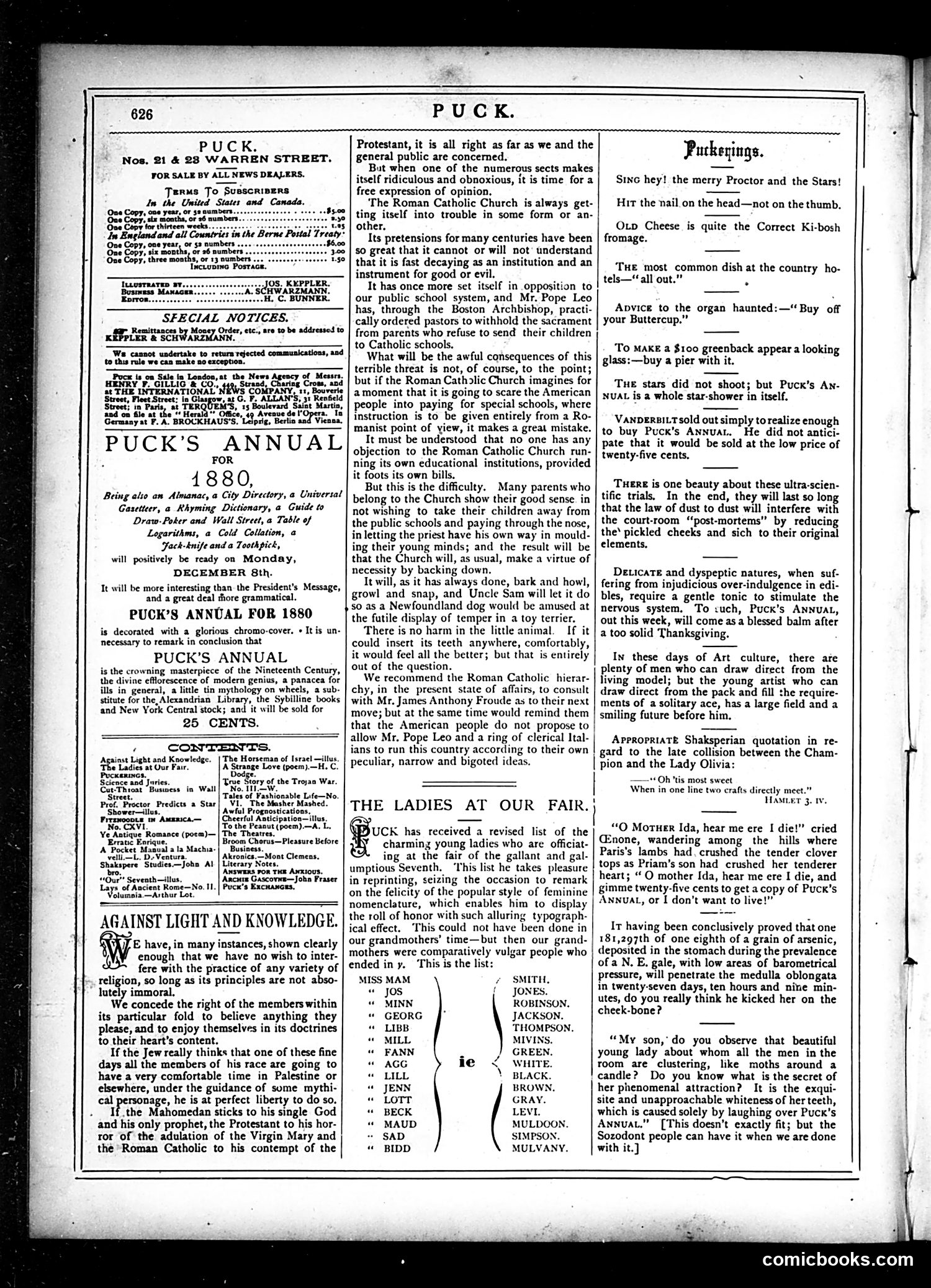 Puck — December 3, 1879 — page 2 of 18