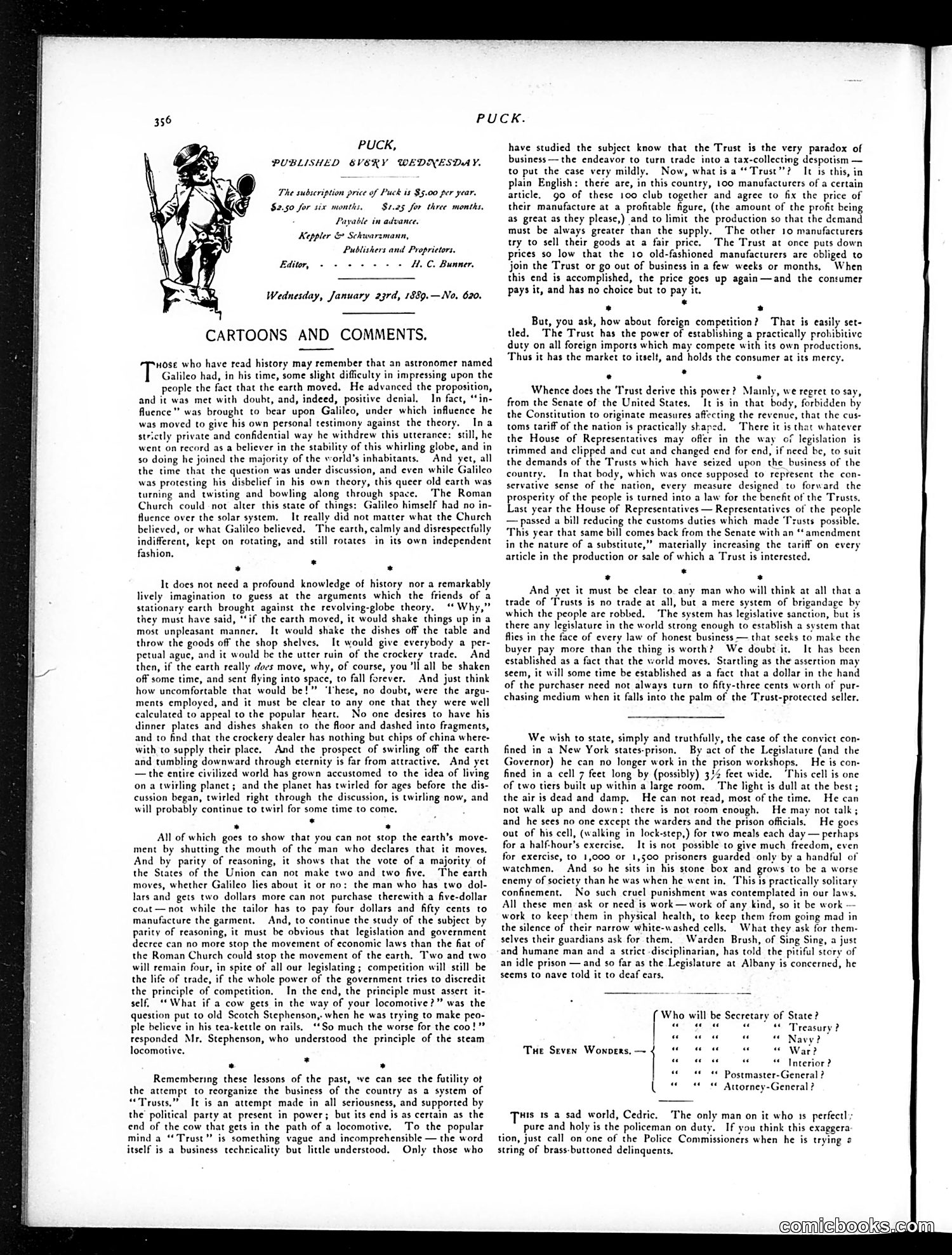 Puck — January 23, 1889 — page 2 of 16