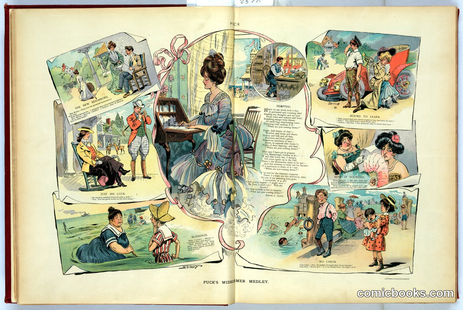 Puck's Midsummer Medley by Ehrhart, S. D. (Samuel D.), approximately 1862-1937, artist