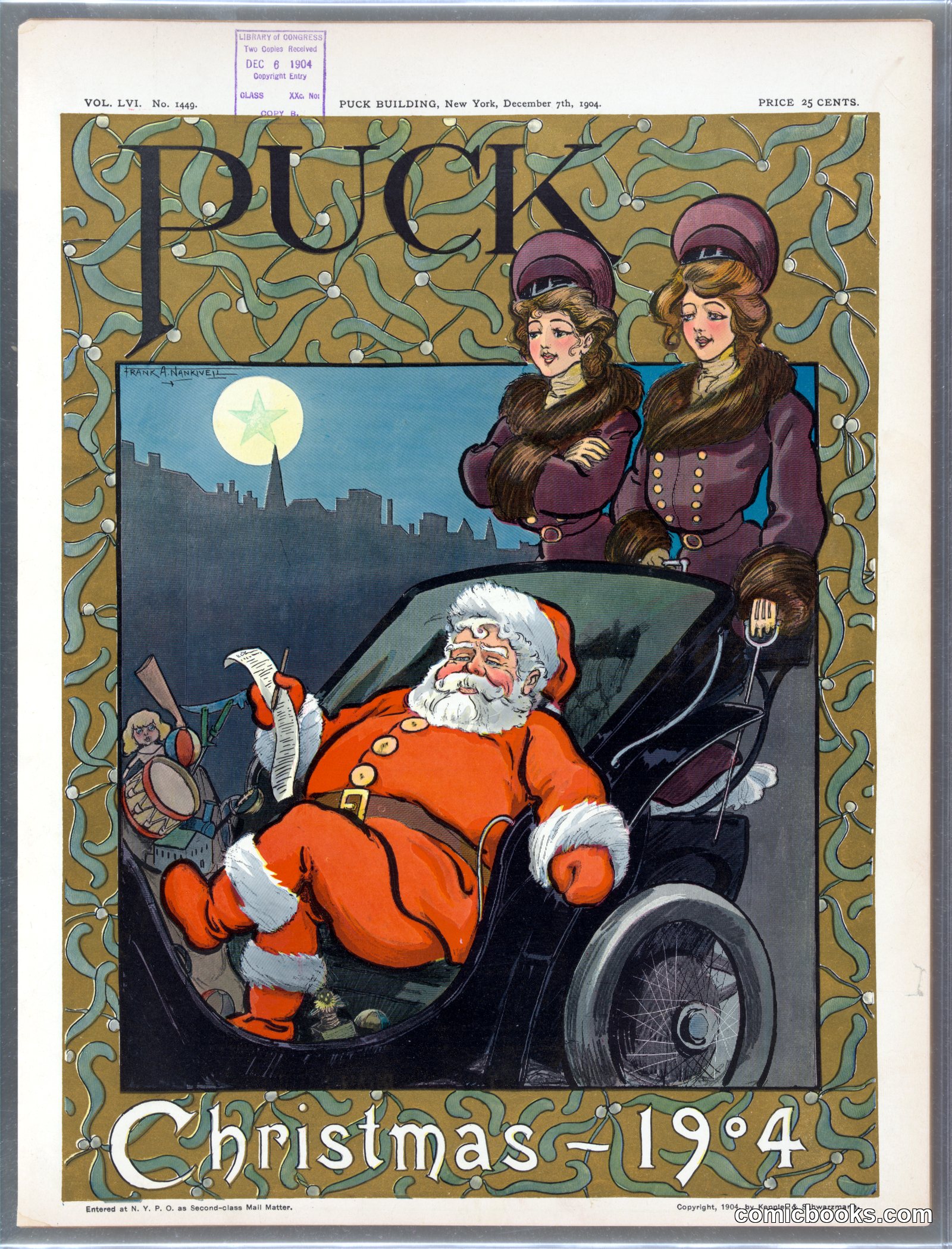Puck Christmas 1904 by Nankivell, Frank A. (Frank Arthur), 1869-1959, artist