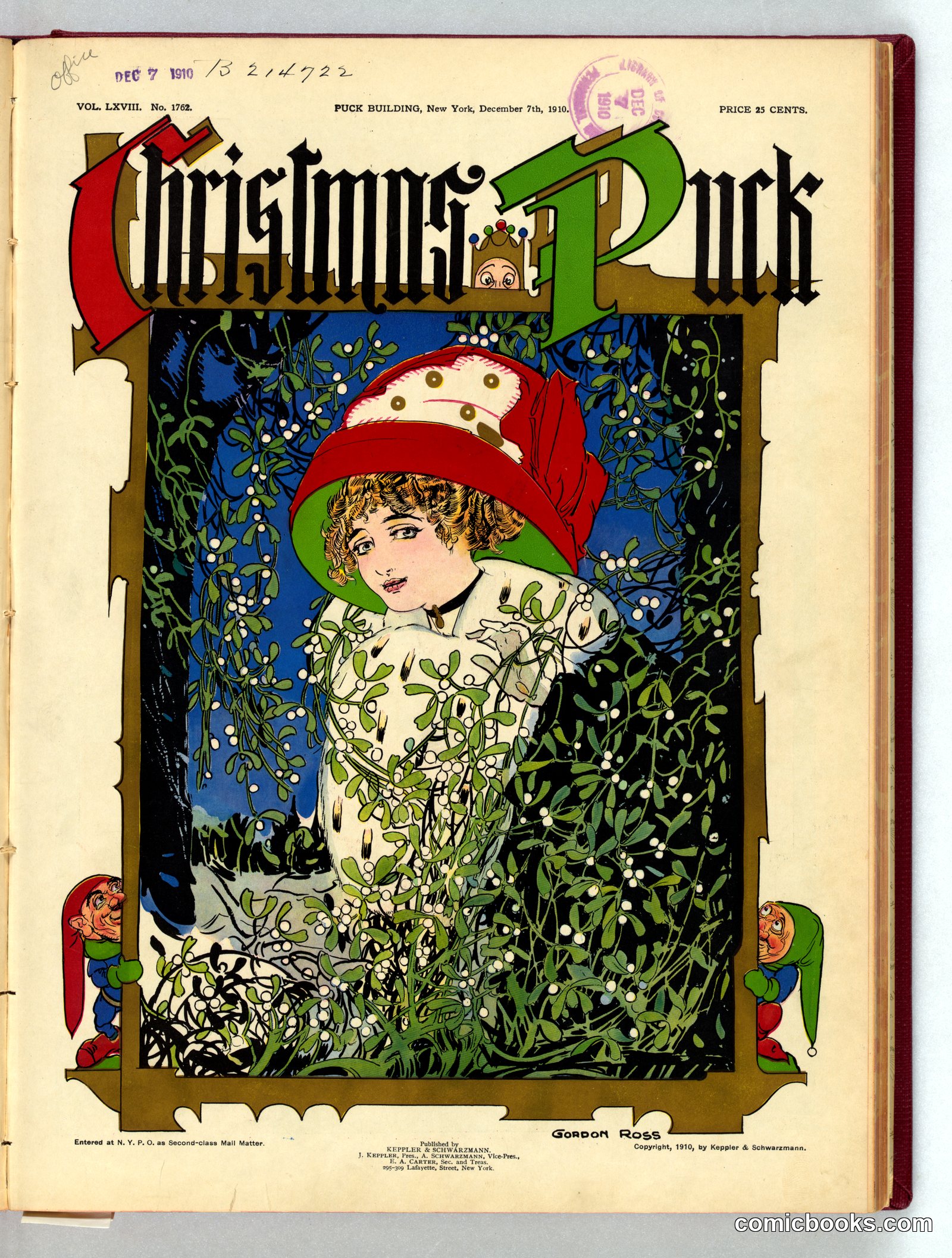 Christmas Puck by Ross, Gordon, 1873-1946, artist