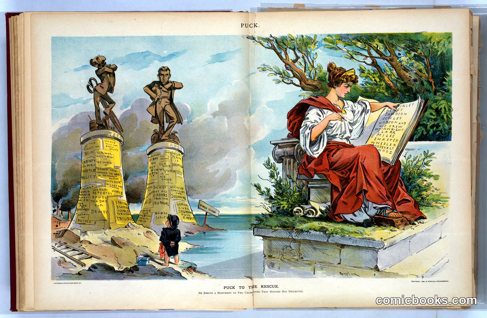 Puck to the Rescue by Keppler, Udo J., 1872-1956, artist