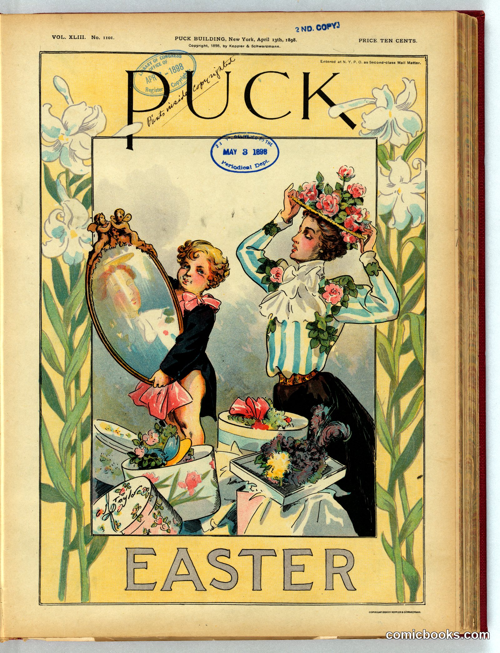 Puck Easter by Taylor, Charles Jay, 1855-1929, artist