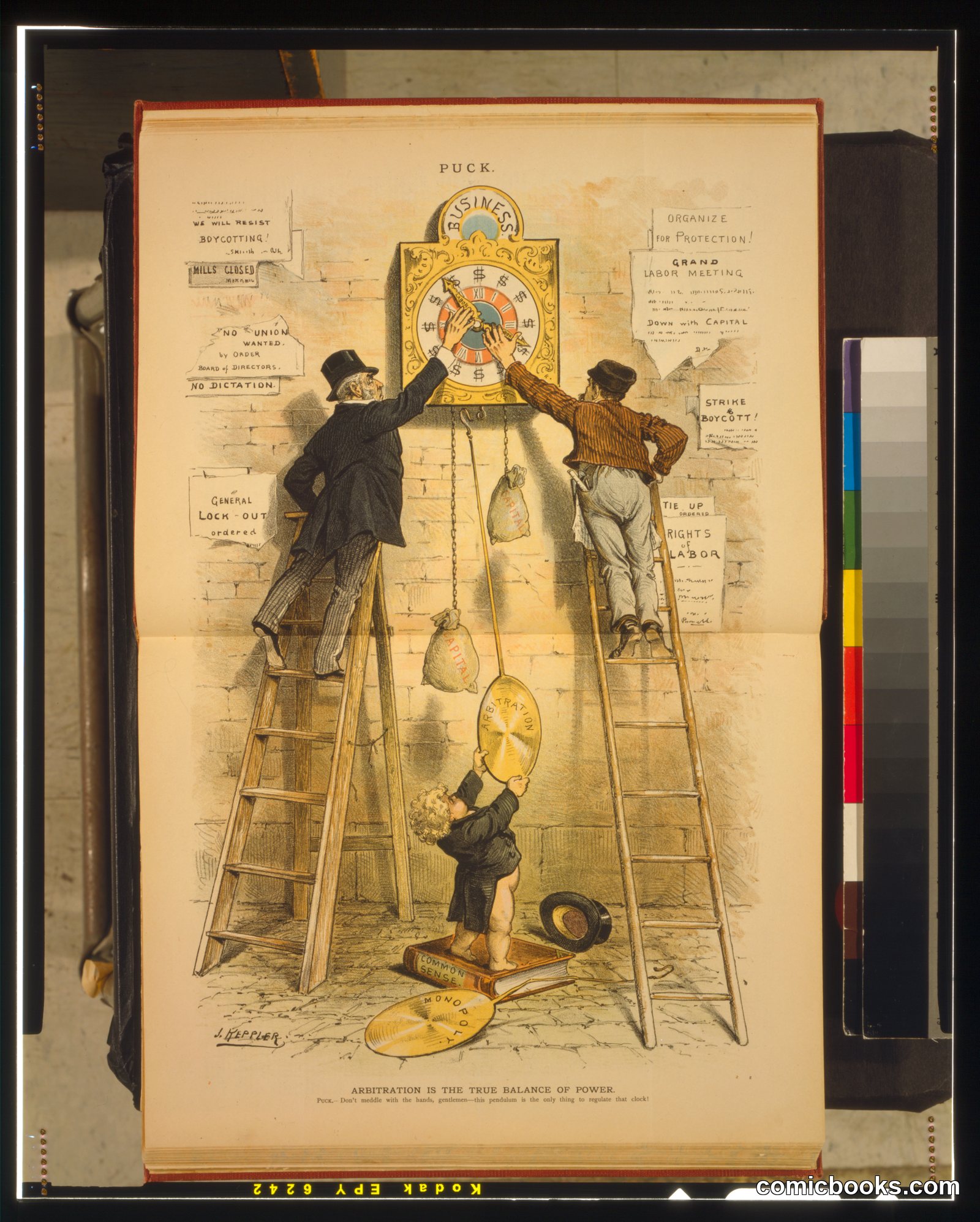 Arbitration is the True Balance of Power by Keppler, Joseph Ferdinand, 1838-1894, artist
