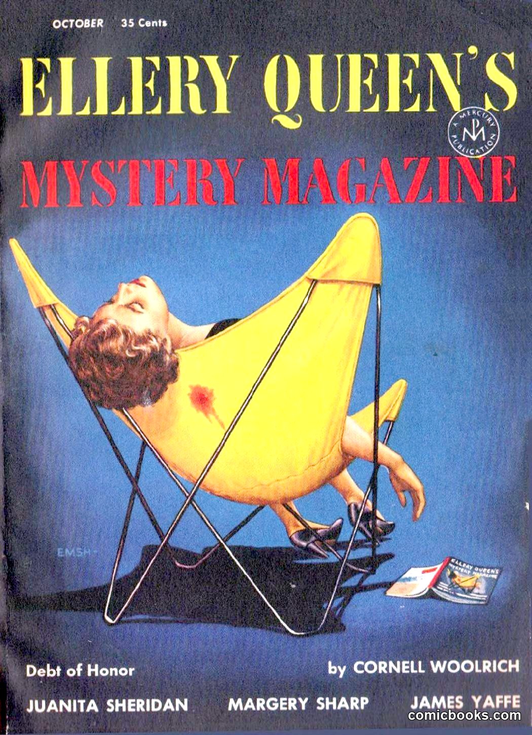 Ellery Queen's Mystery Magazine, October 1954