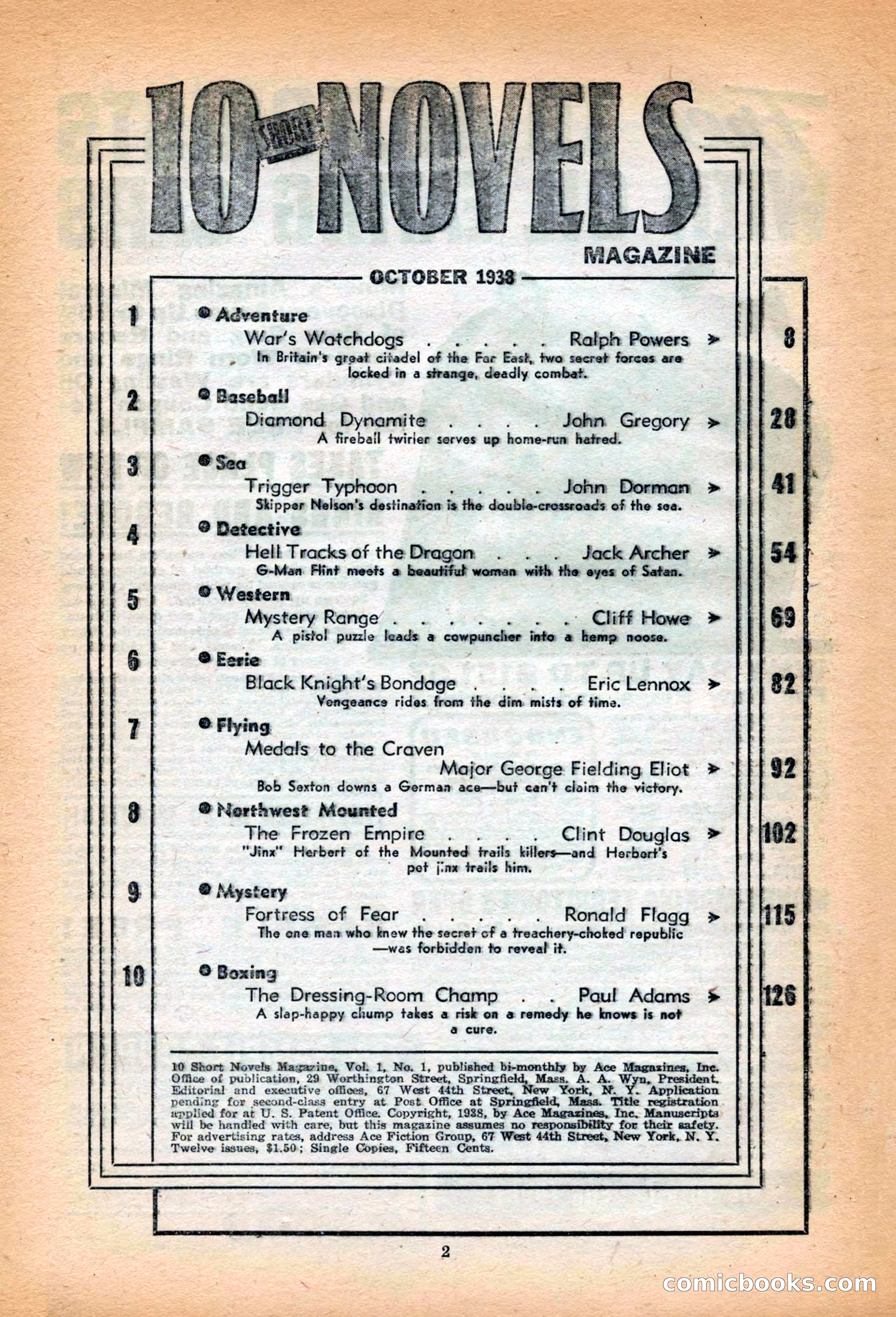 10 Short Novels Magazine — page 4 of 148