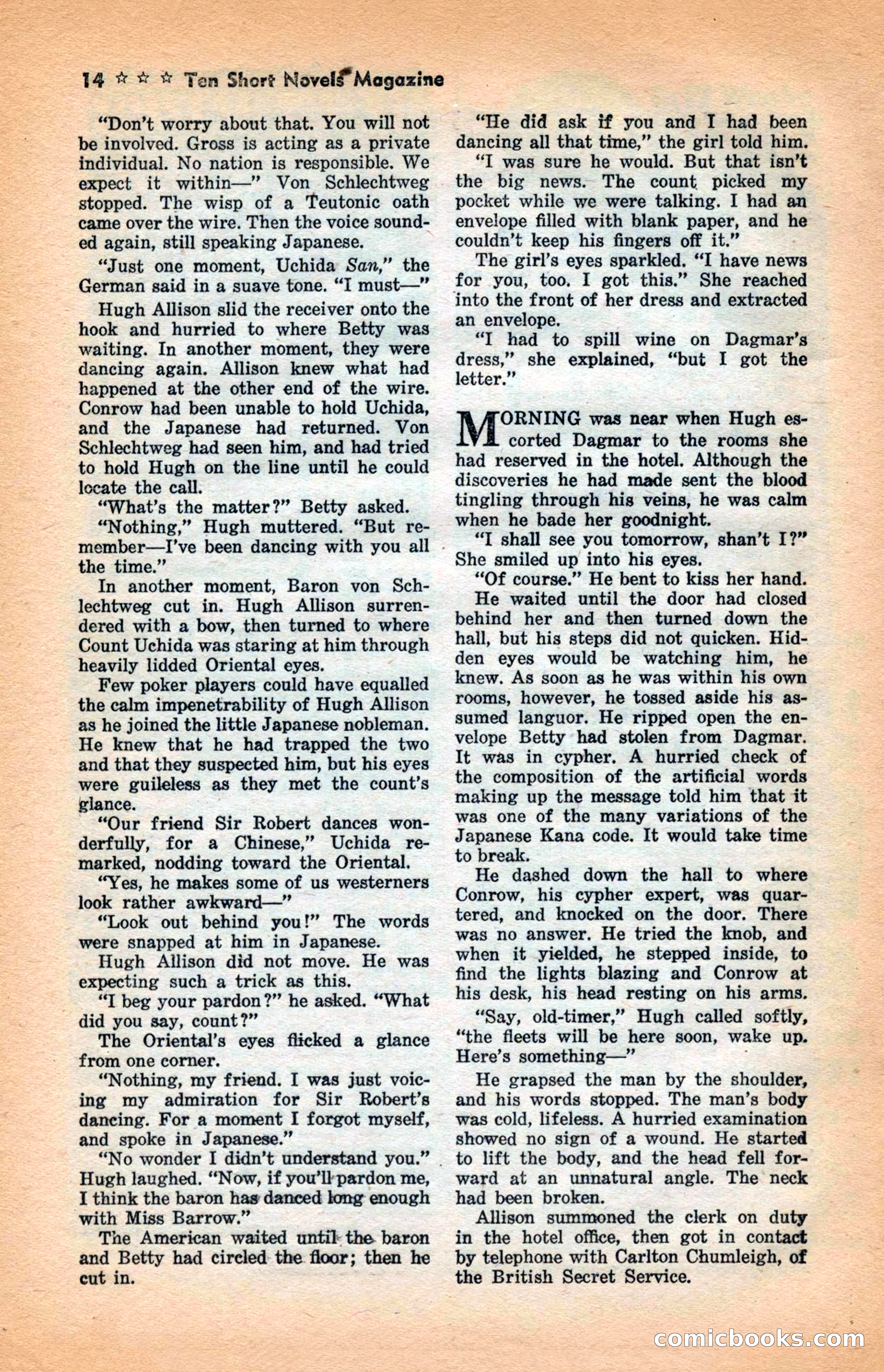 10 Short Novels Magazine — page 16 of 148