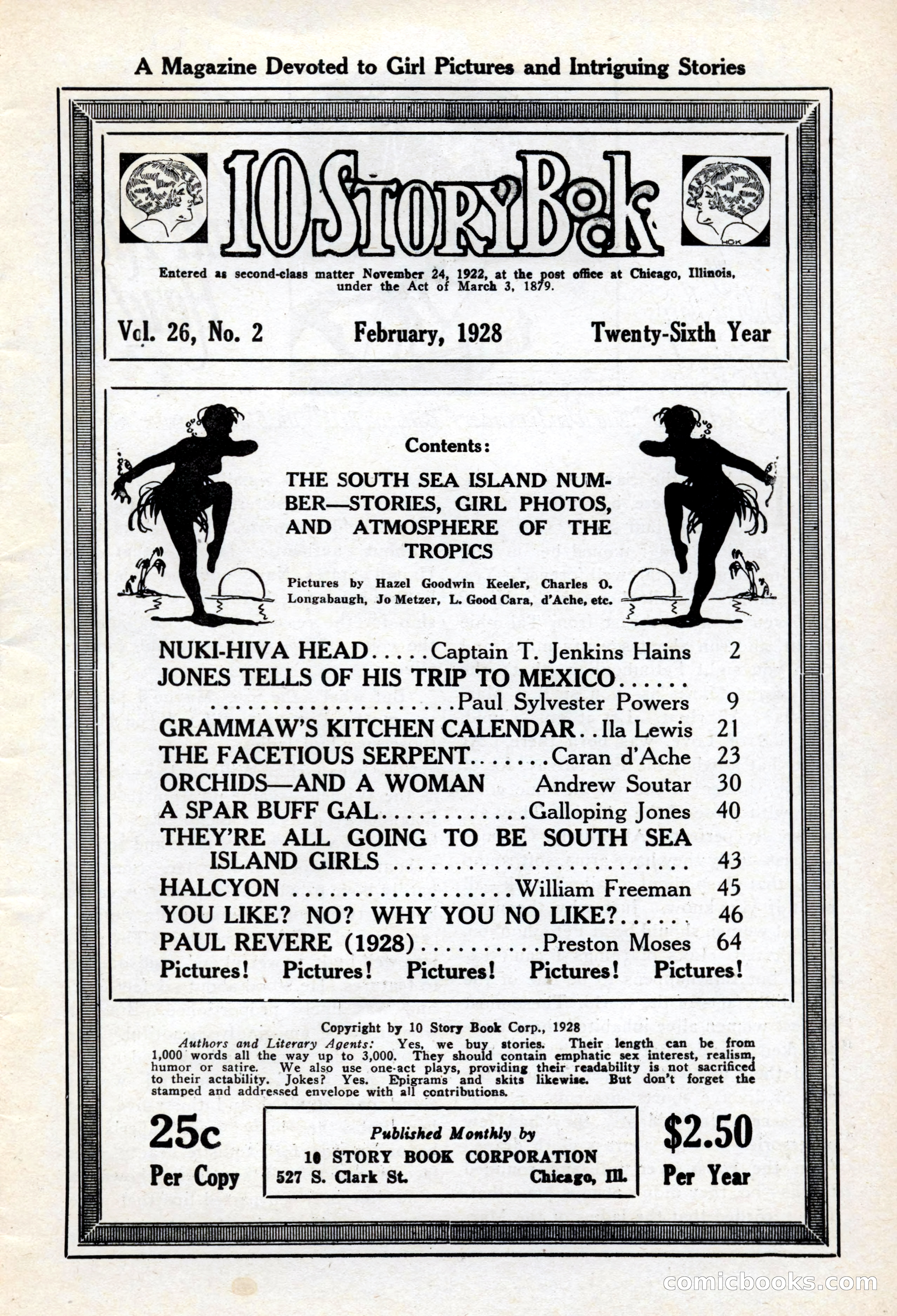 10-Story Book, February 1928 — page 3 of 68