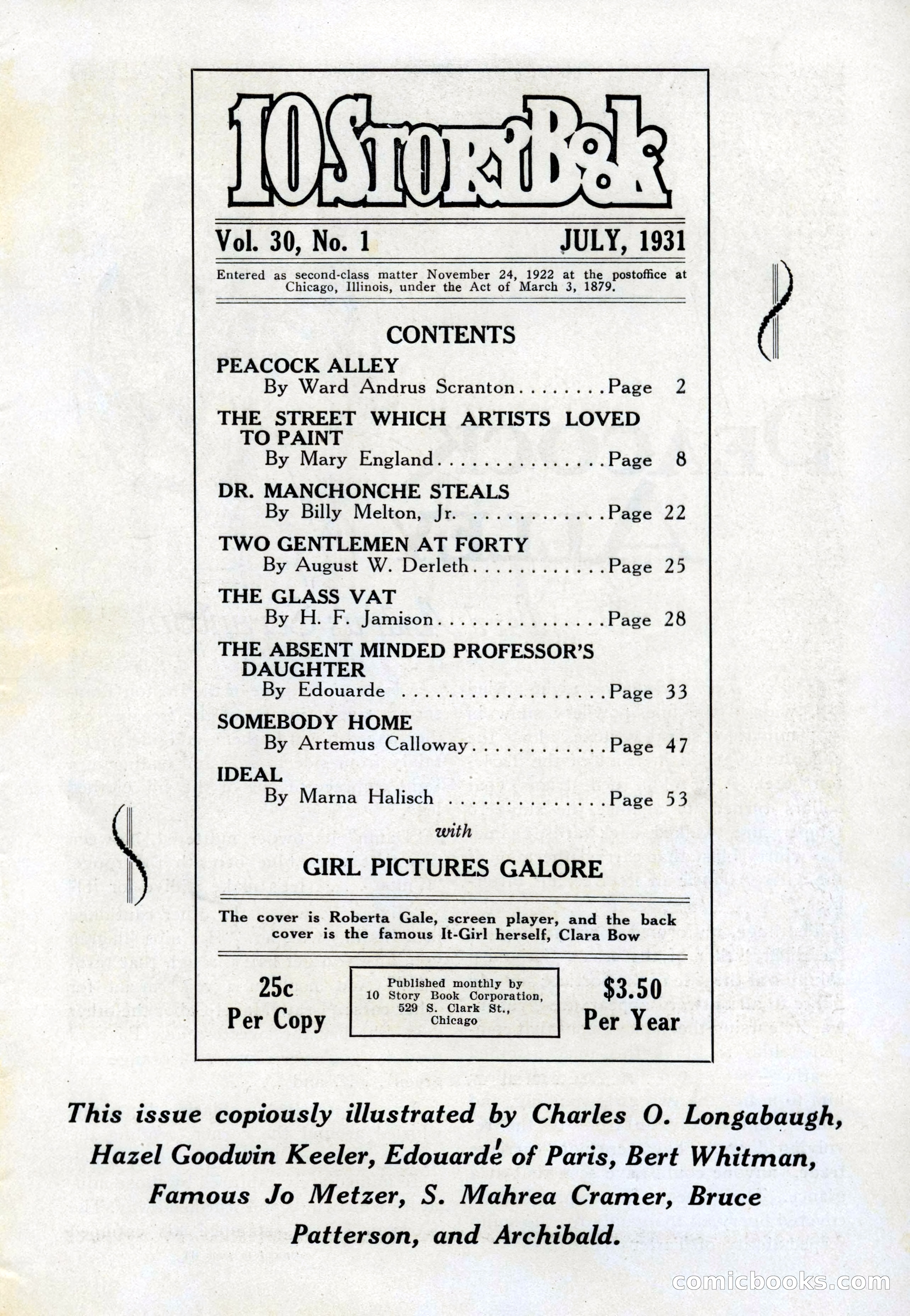 10-Story Book, July 1931 — page 3 of 68