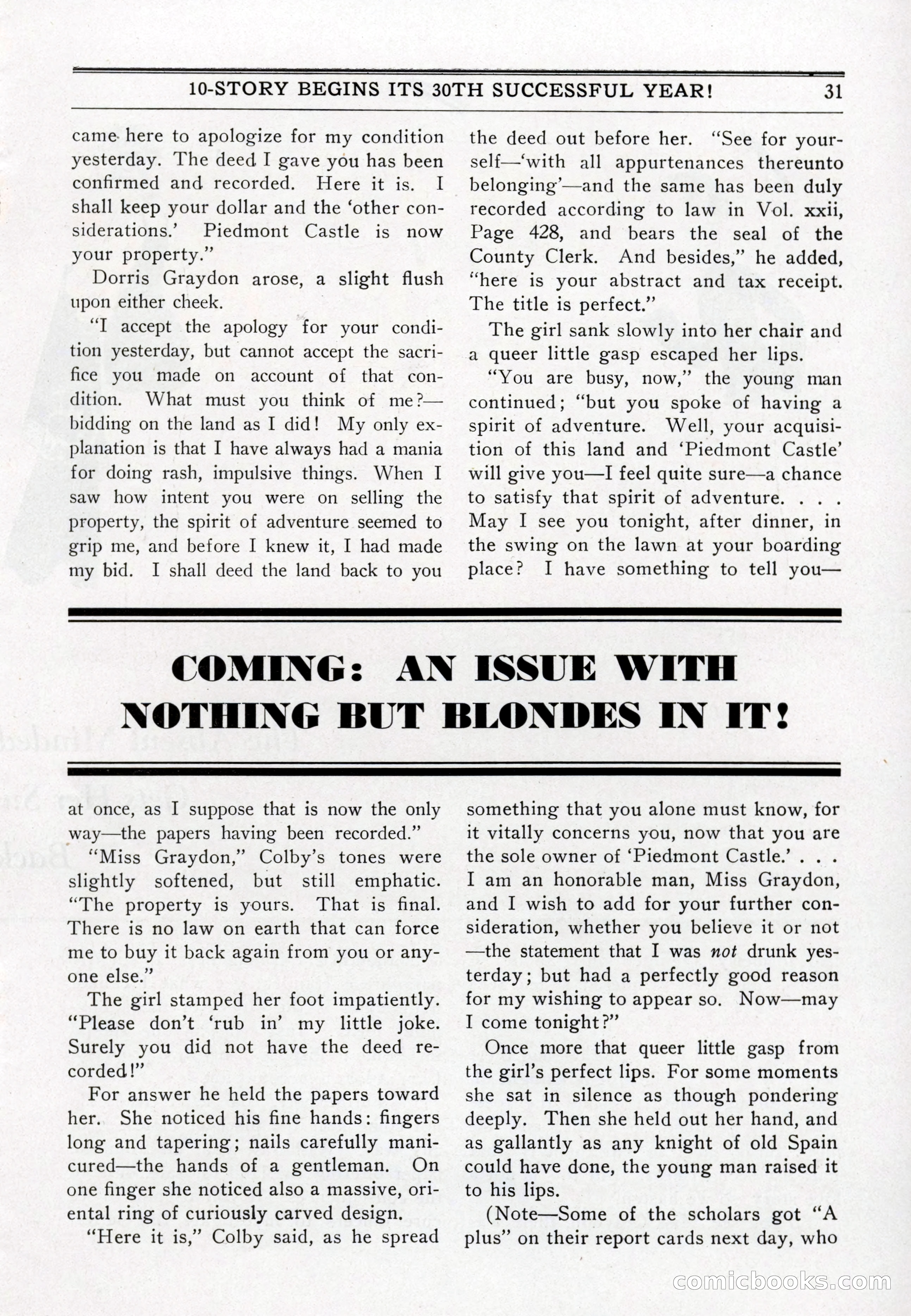 10-Story Book, July 1931 — page 33 of 68
