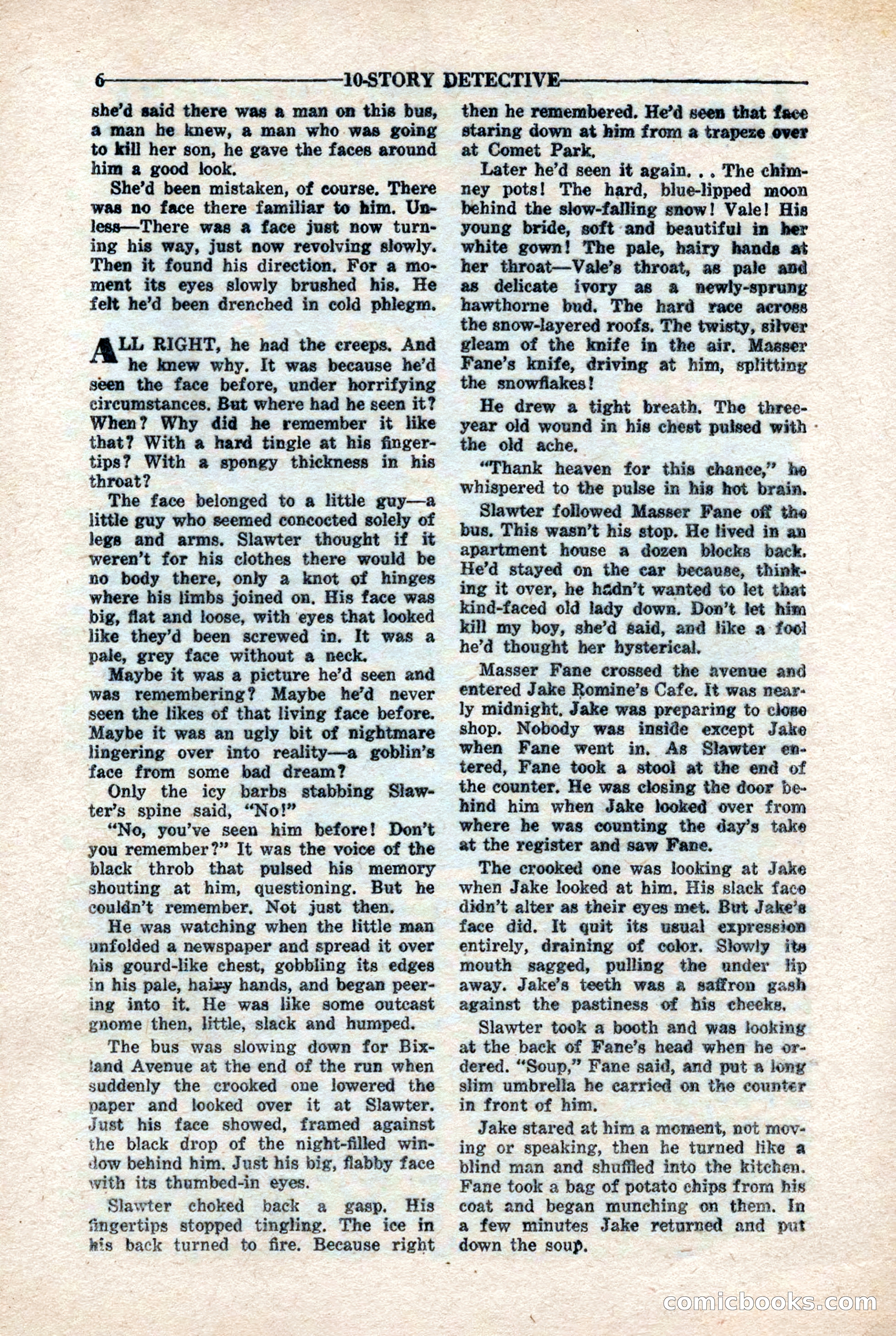 10-Story Detective Magazine, April 1946 — page 8 of 84