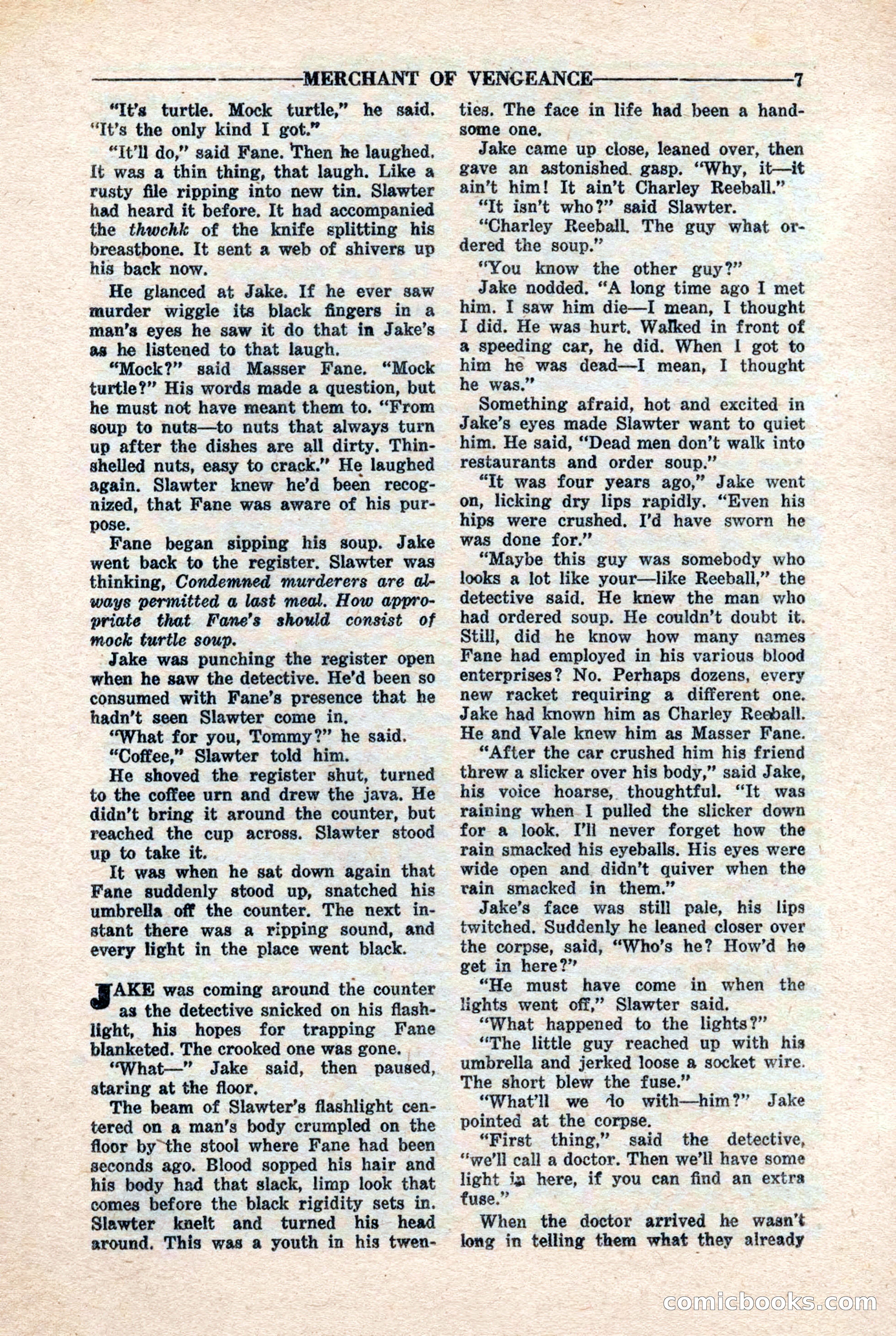 10-Story Detective Magazine, April 1946 — page 9 of 84