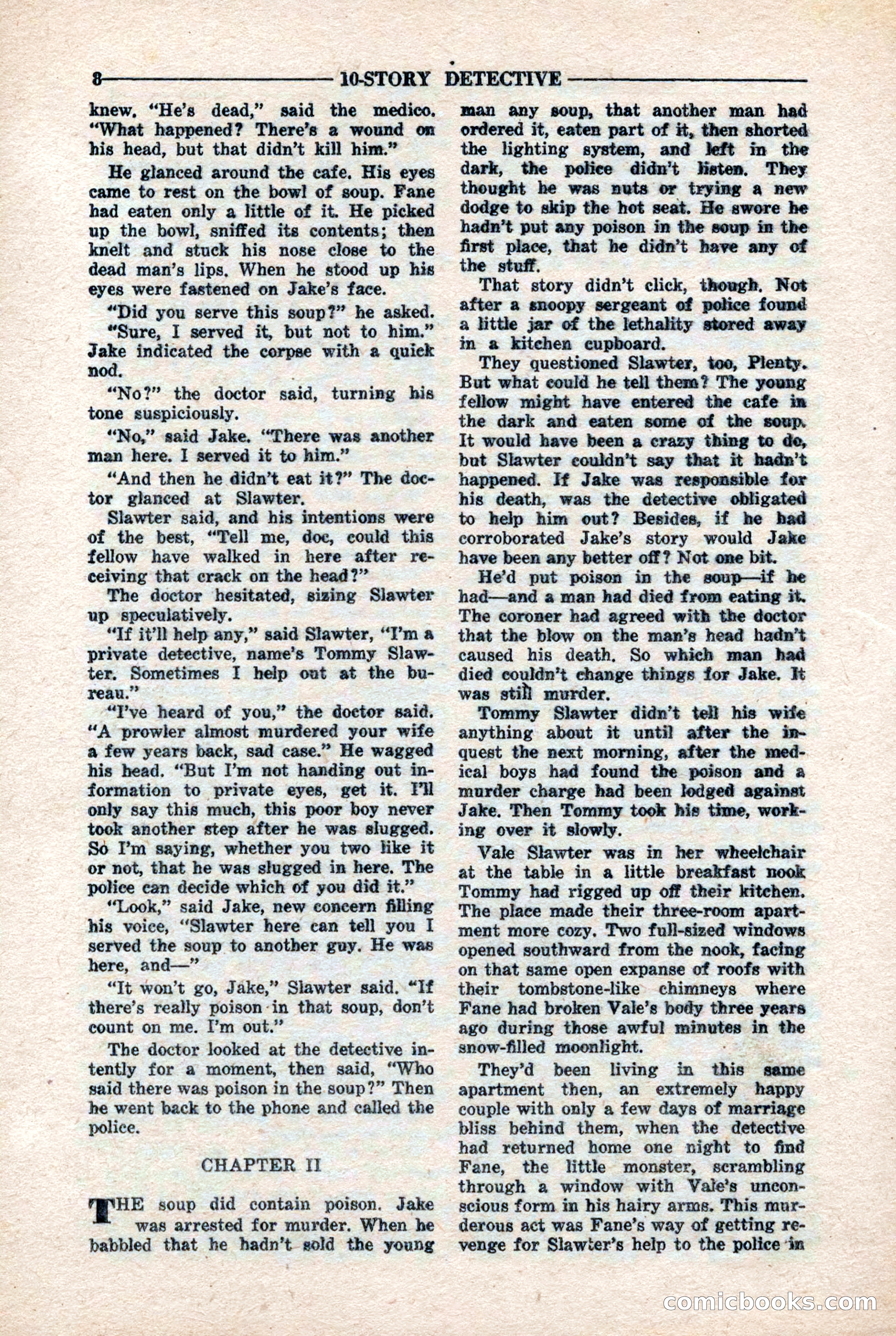10-Story Detective Magazine, April 1946 — page 10 of 84