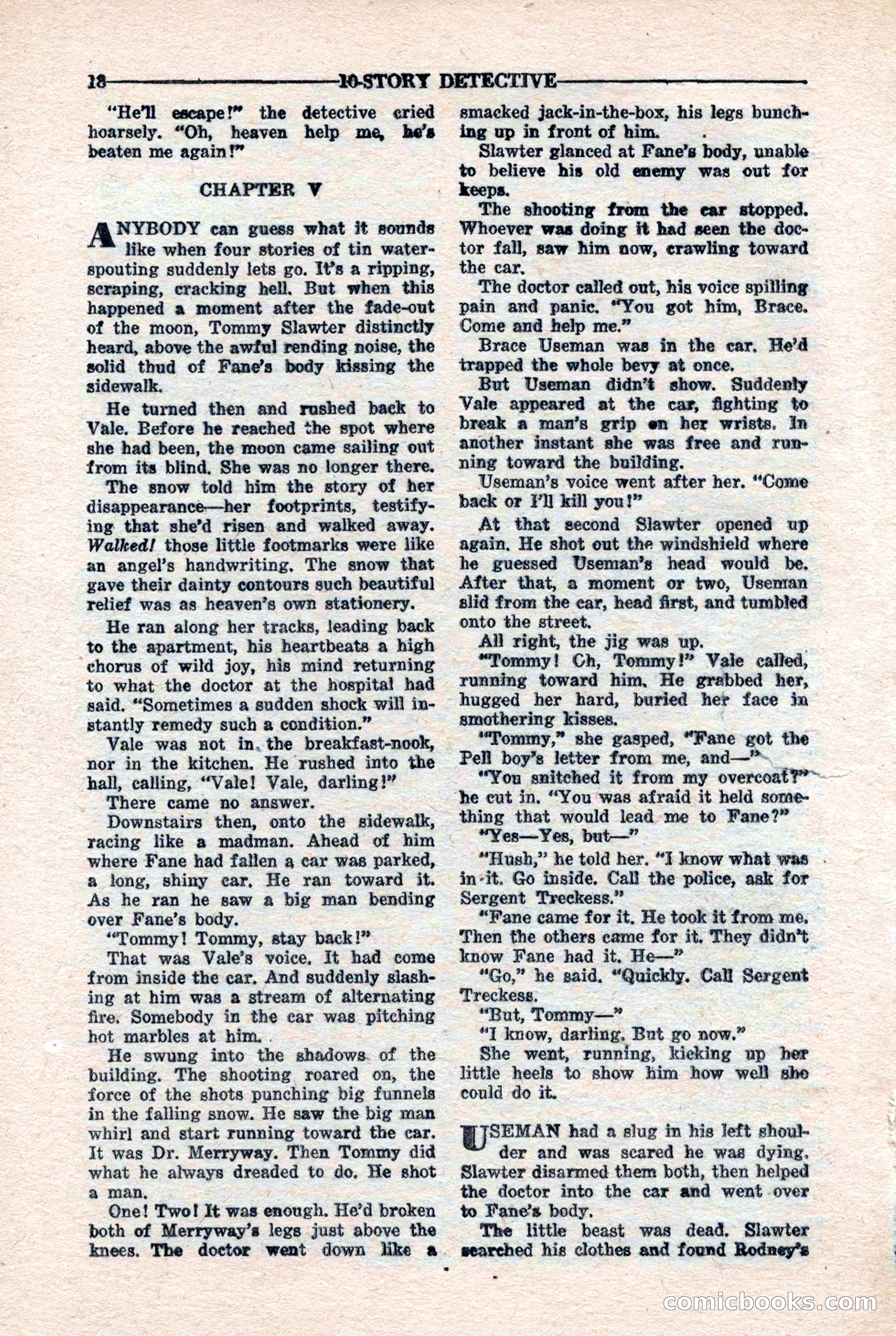 10-Story Detective Magazine, April 1946 — page 20 of 84