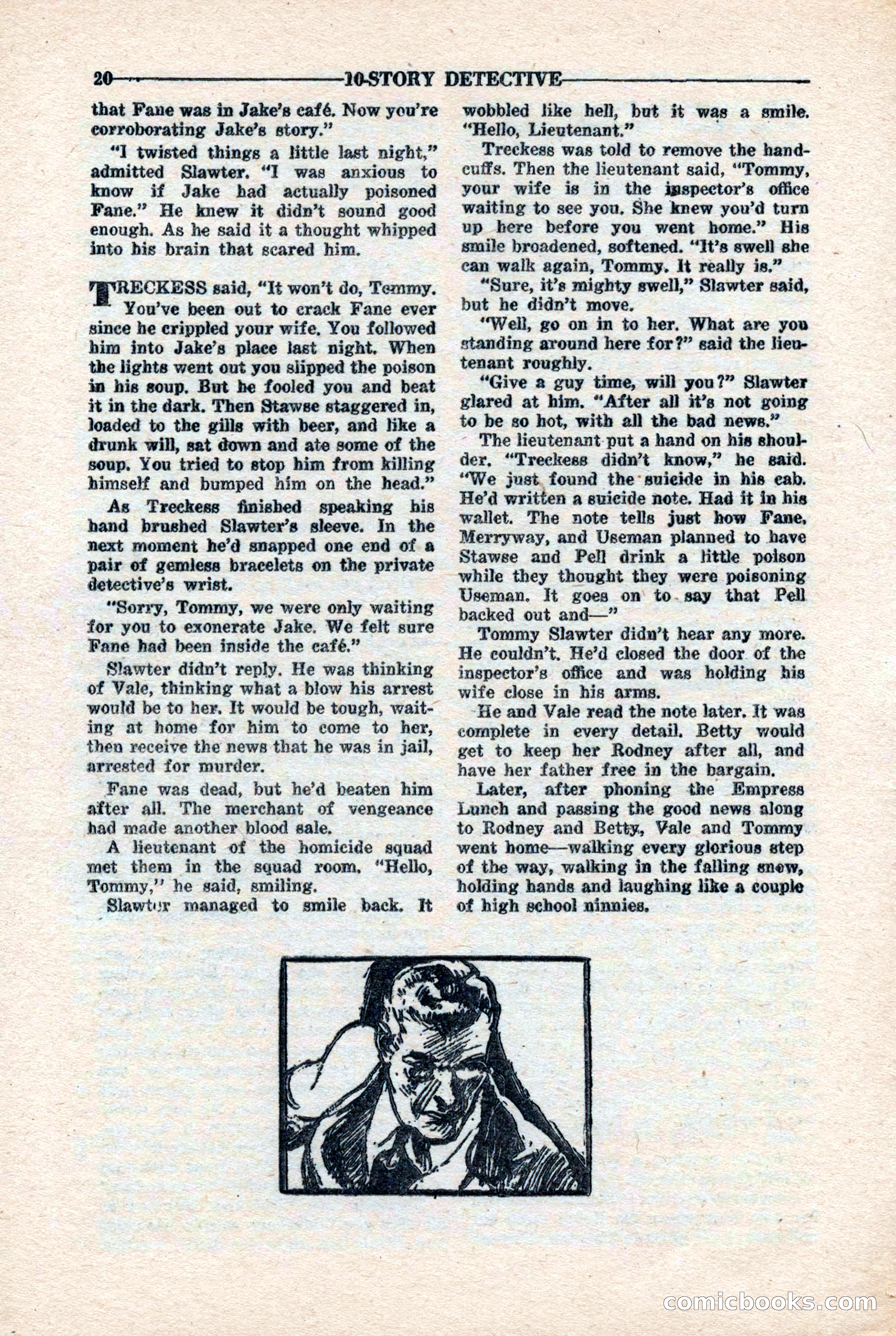 10-Story Detective Magazine, April 1946 — page 22 of 84