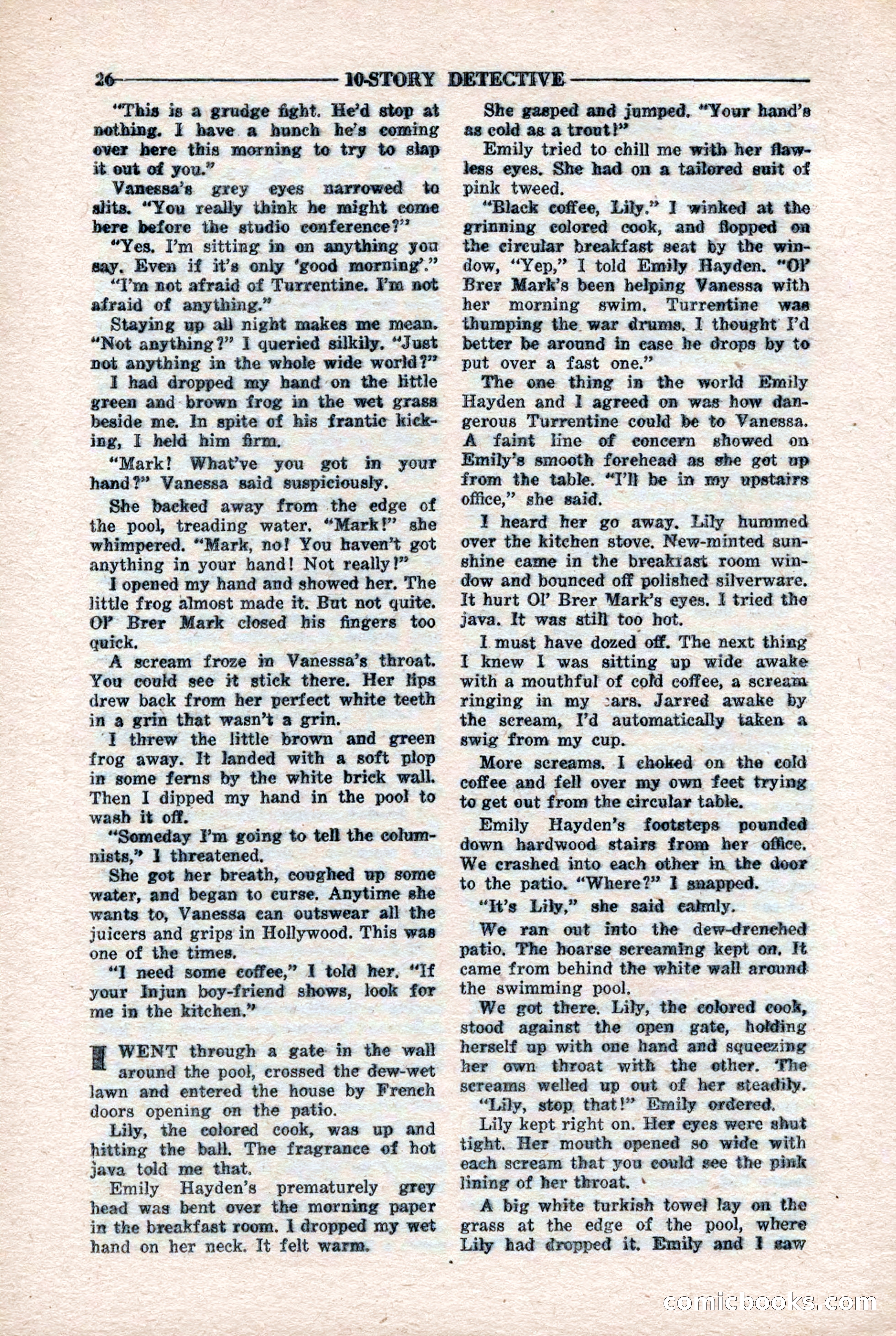 10-Story Detective Magazine, April 1946 — page 28 of 84