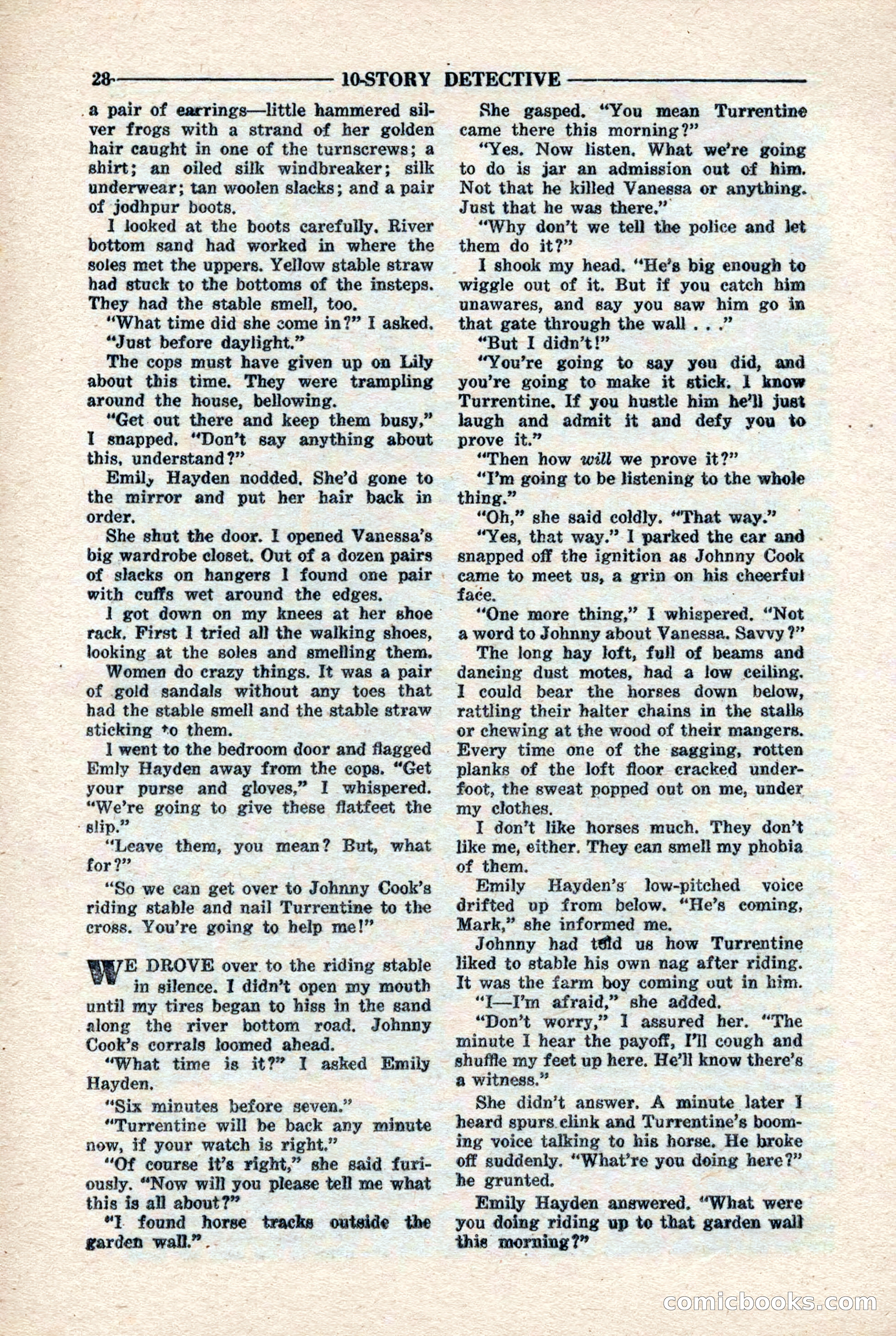 10-Story Detective Magazine, April 1946 — page 30 of 84