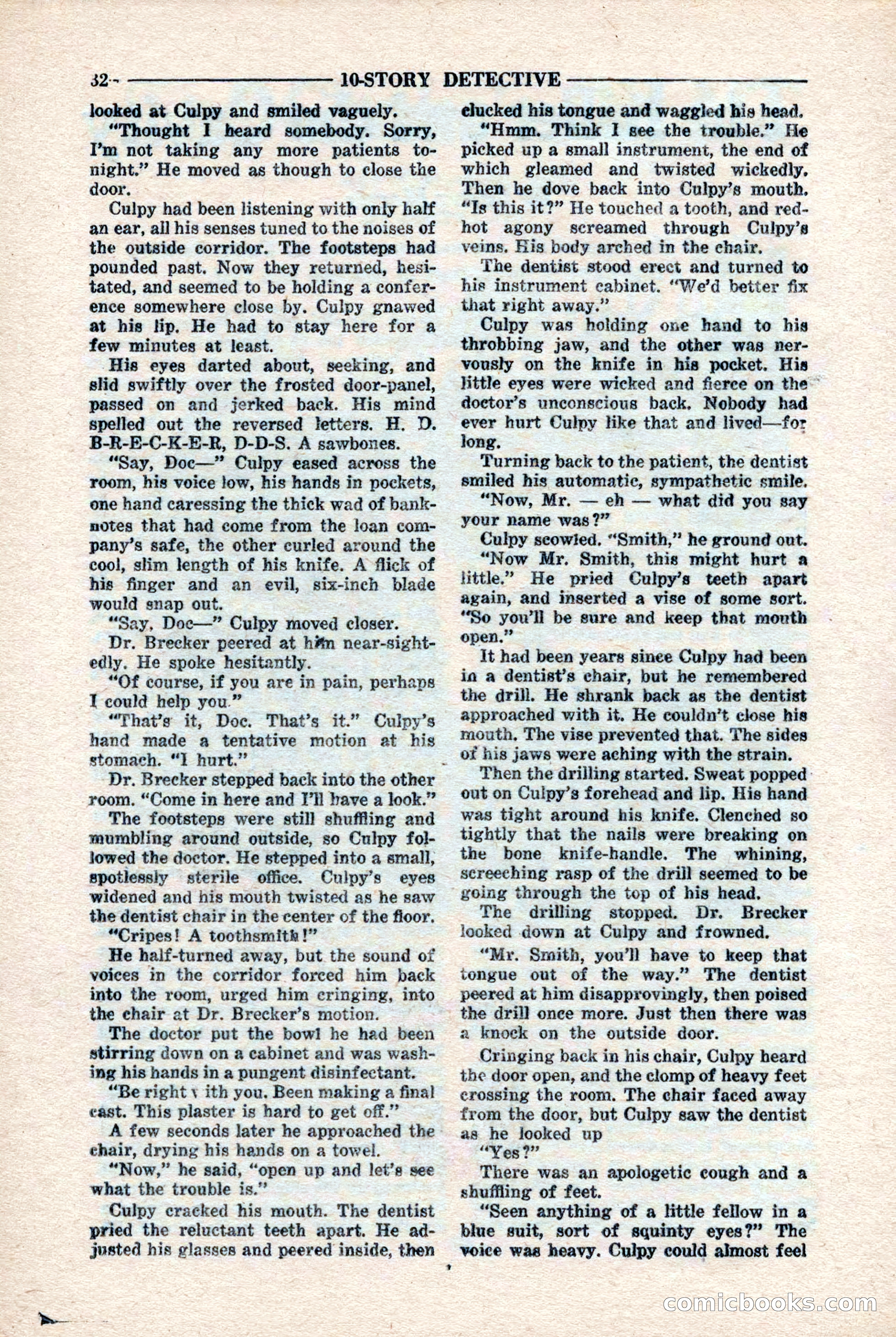 10-Story Detective Magazine, April 1946 — page 34 of 84