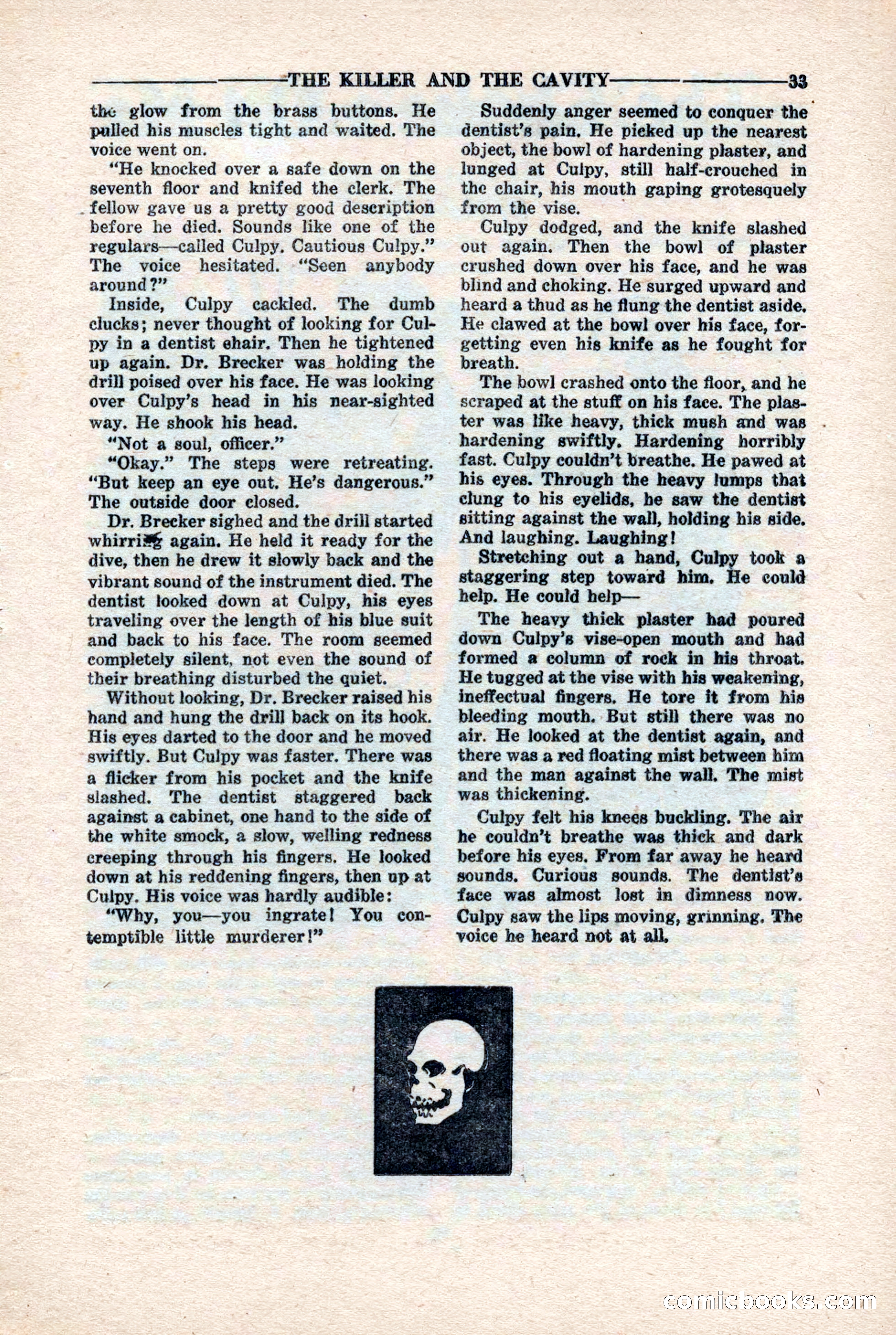 10-Story Detective Magazine, April 1946 — page 35 of 84