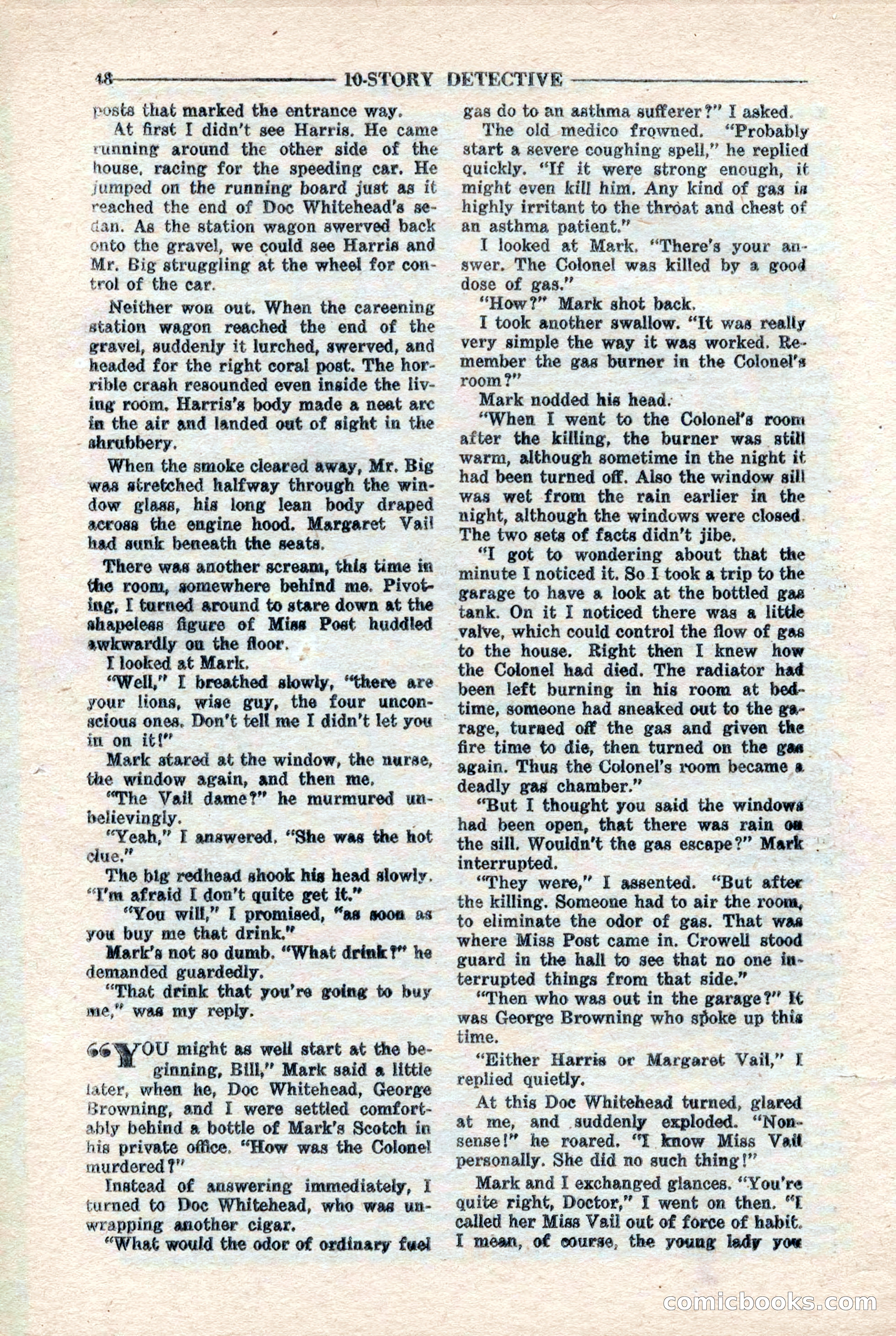 10-Story Detective Magazine, April 1946 — page 50 of 84