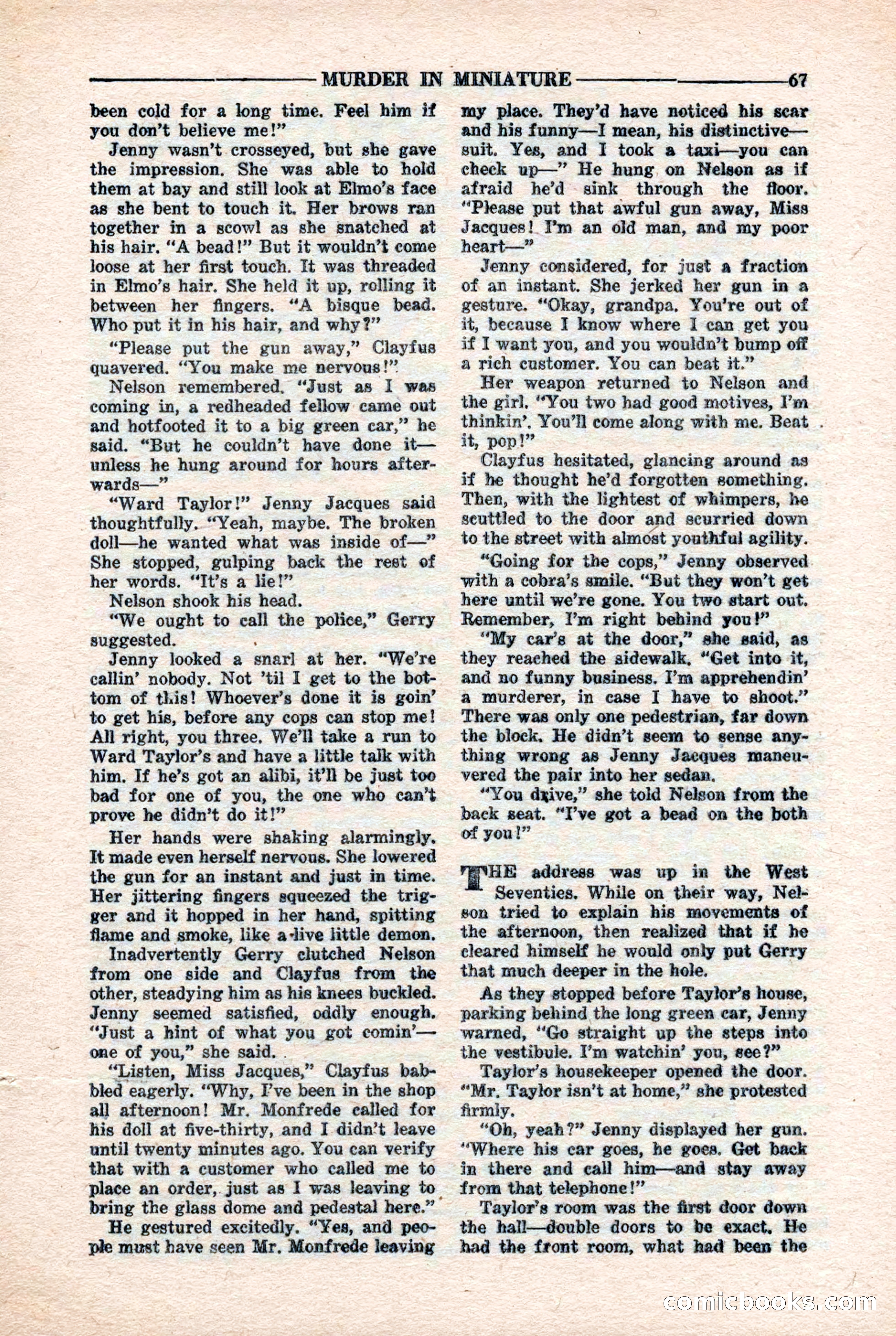 10-Story Detective Magazine, April 1946 — page 69 of 84