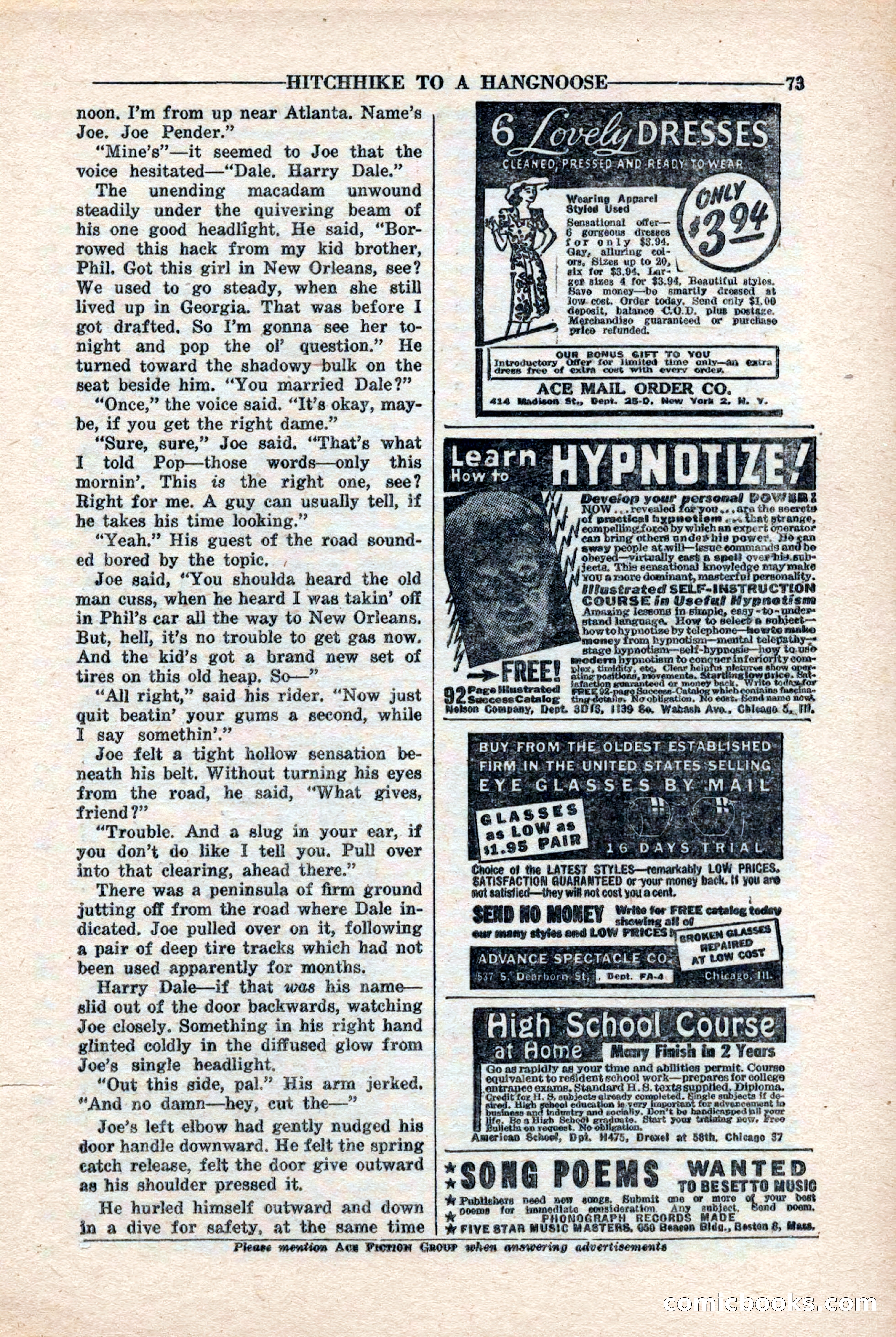 10-Story Detective Magazine, April 1946 — page 75 of 84