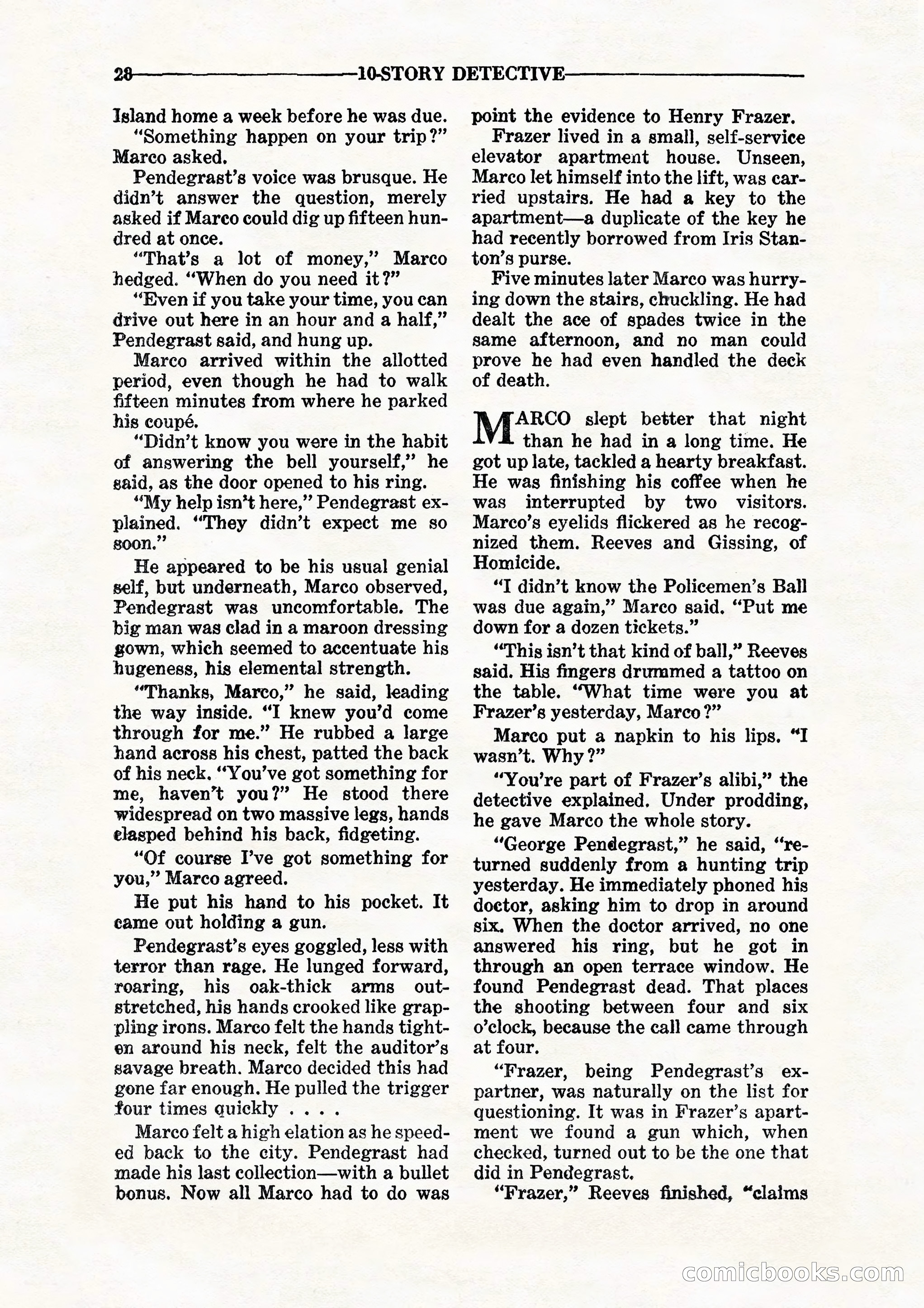 10 Story Detective, July 1942 — page 30 of 116