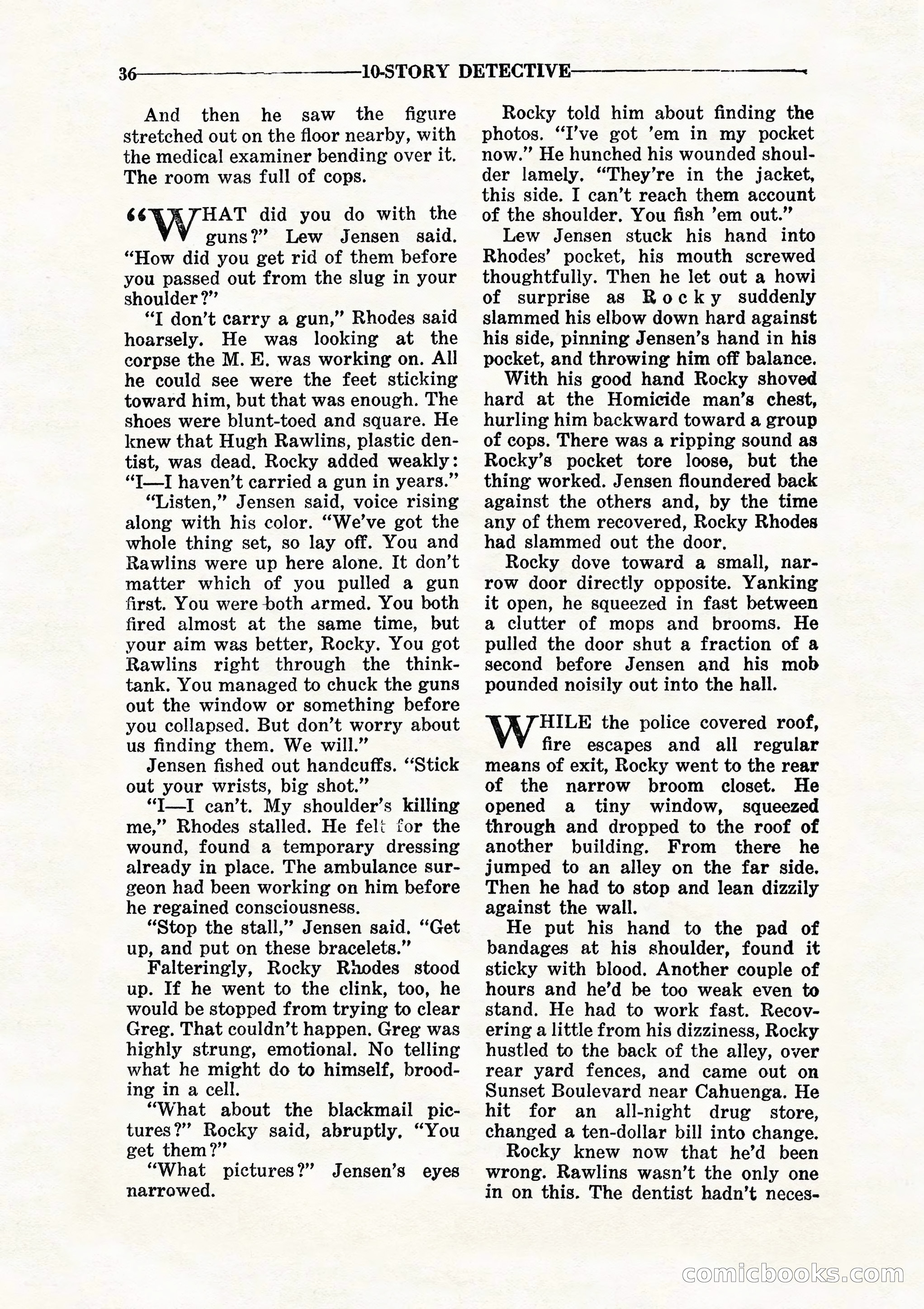 10 Story Detective, July 1942 — page 38 of 116