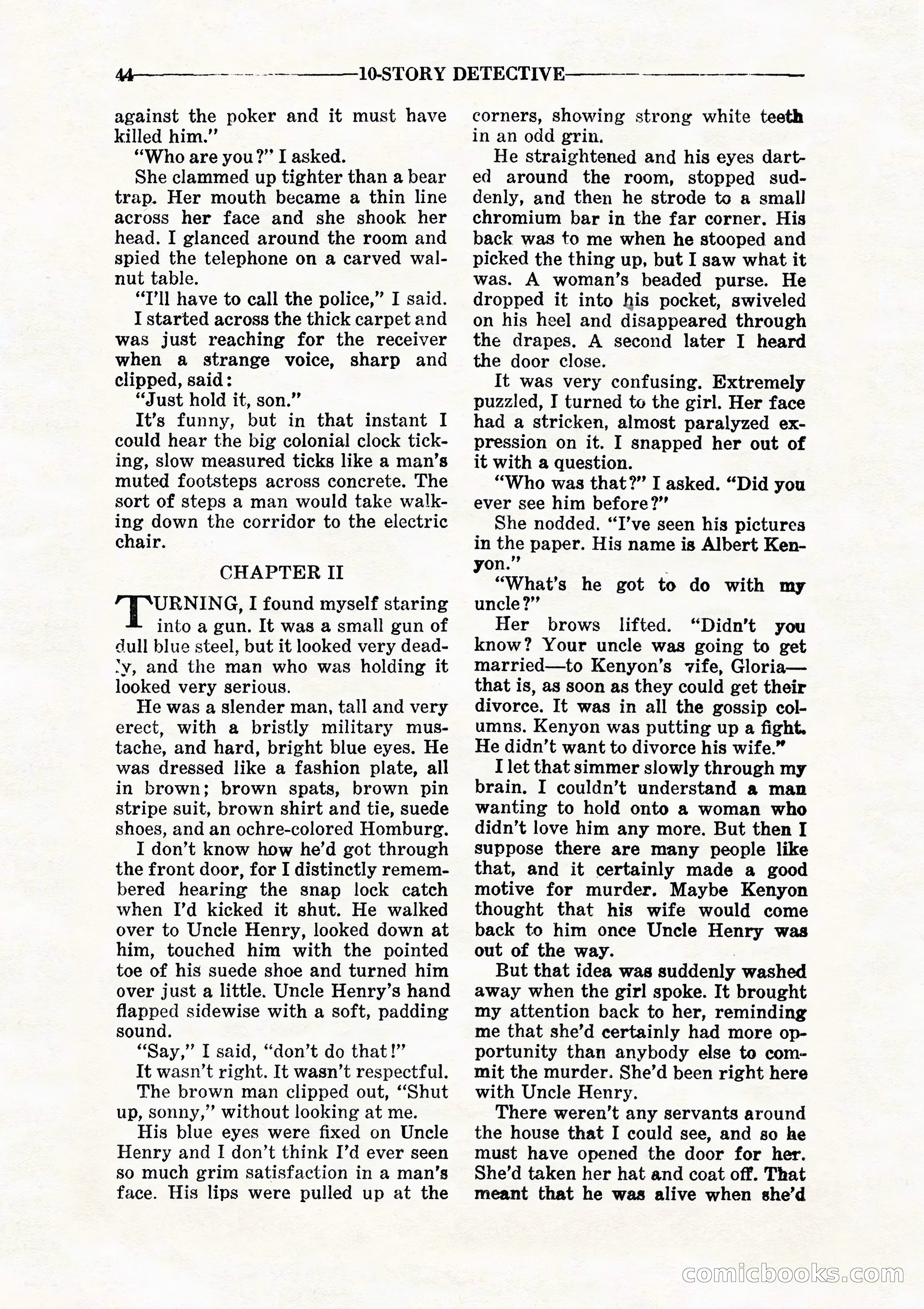 10 Story Detective, July 1942 — page 46 of 116