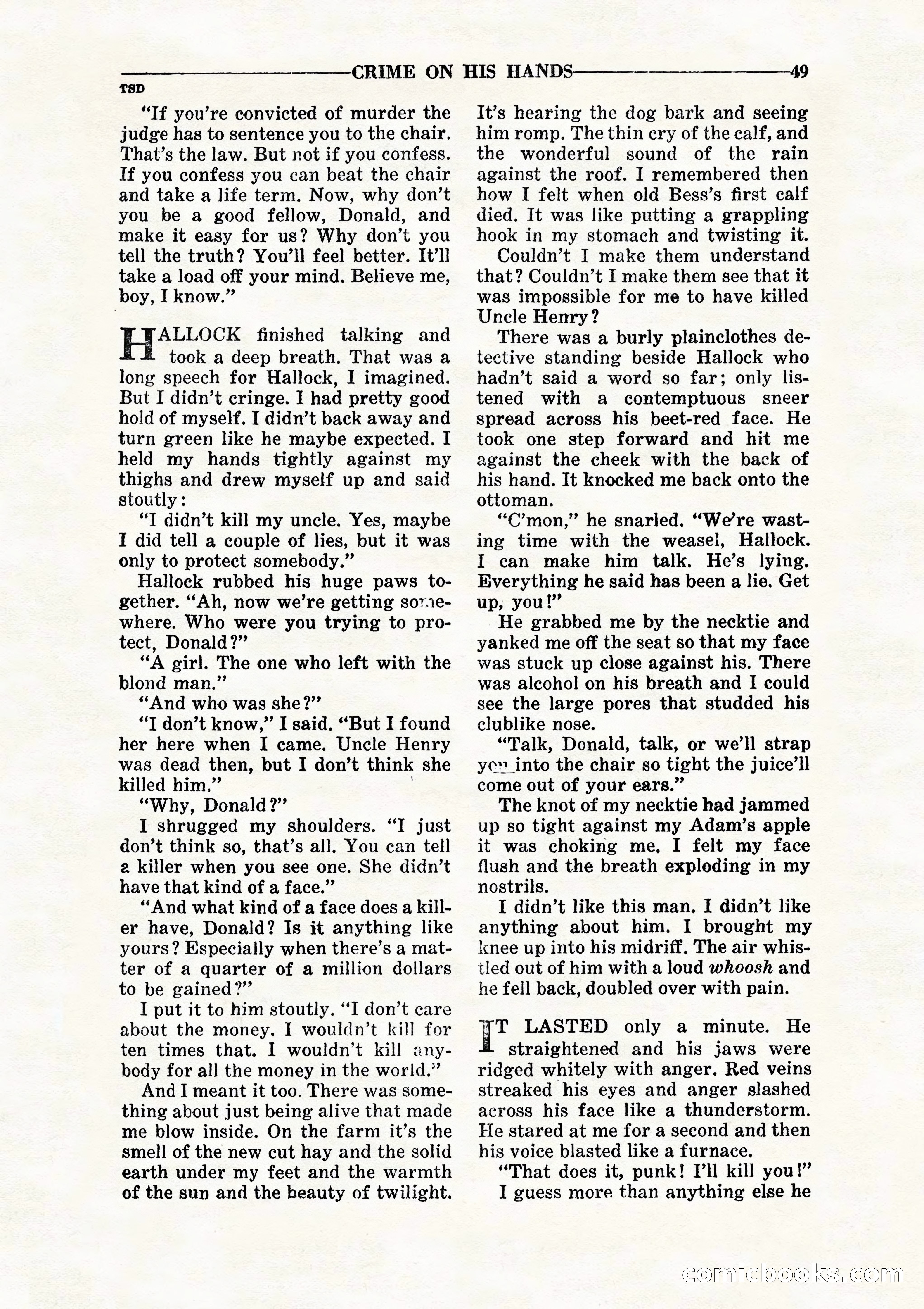 10 Story Detective, July 1942 — page 51 of 116