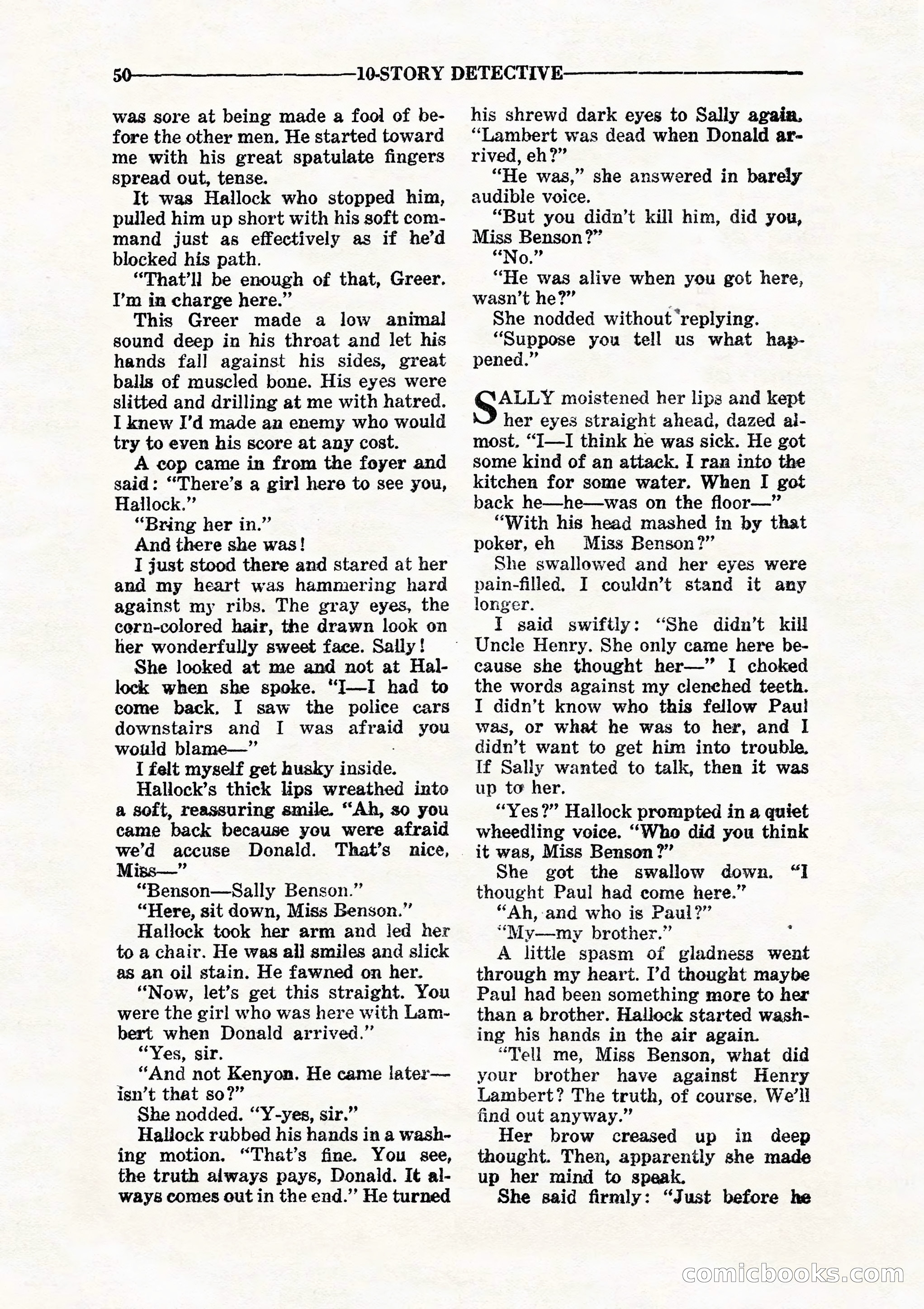 10 Story Detective, July 1942 — page 52 of 116