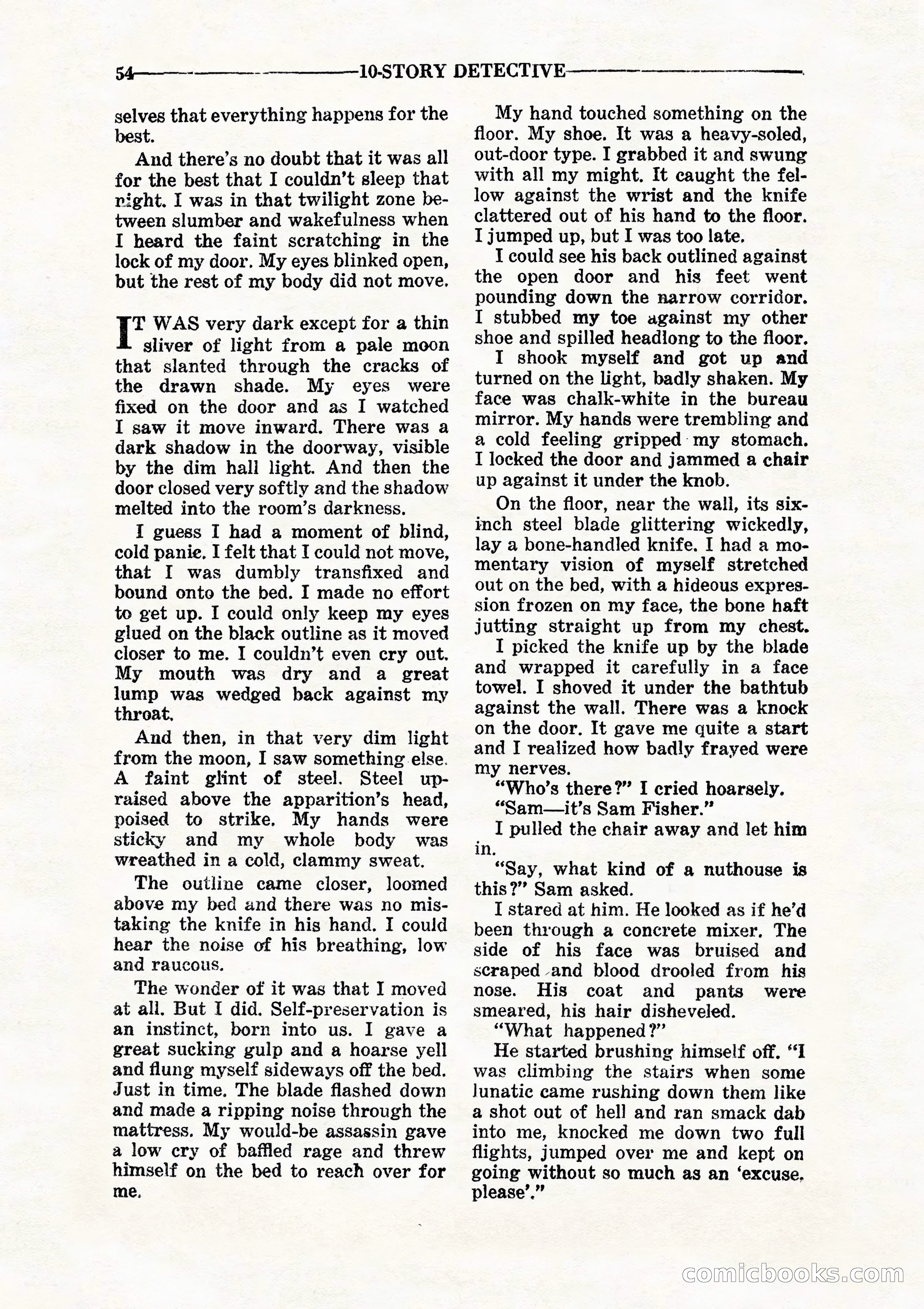 10 Story Detective, July 1942 — page 56 of 116