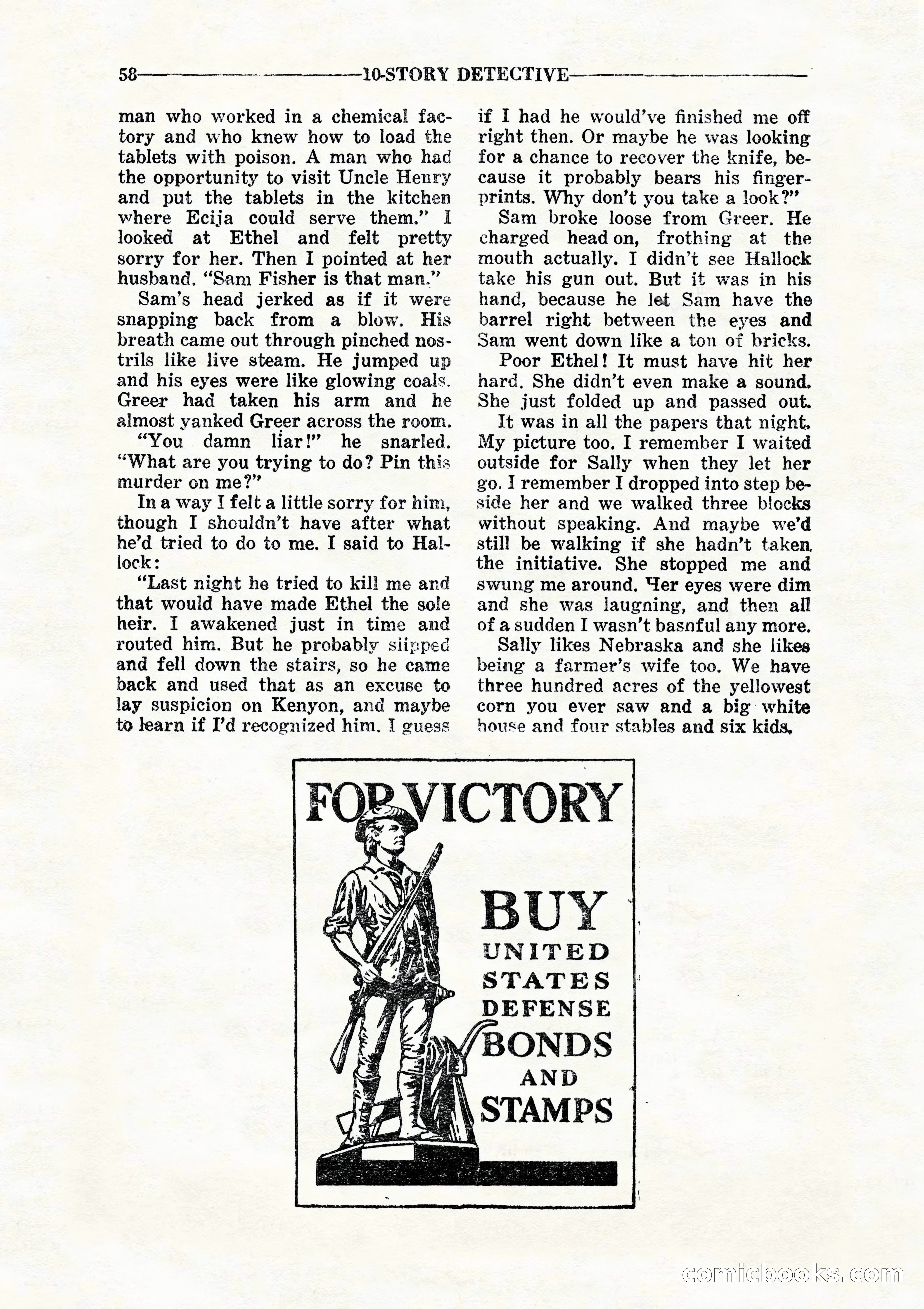 10 Story Detective, July 1942 — page 60 of 116