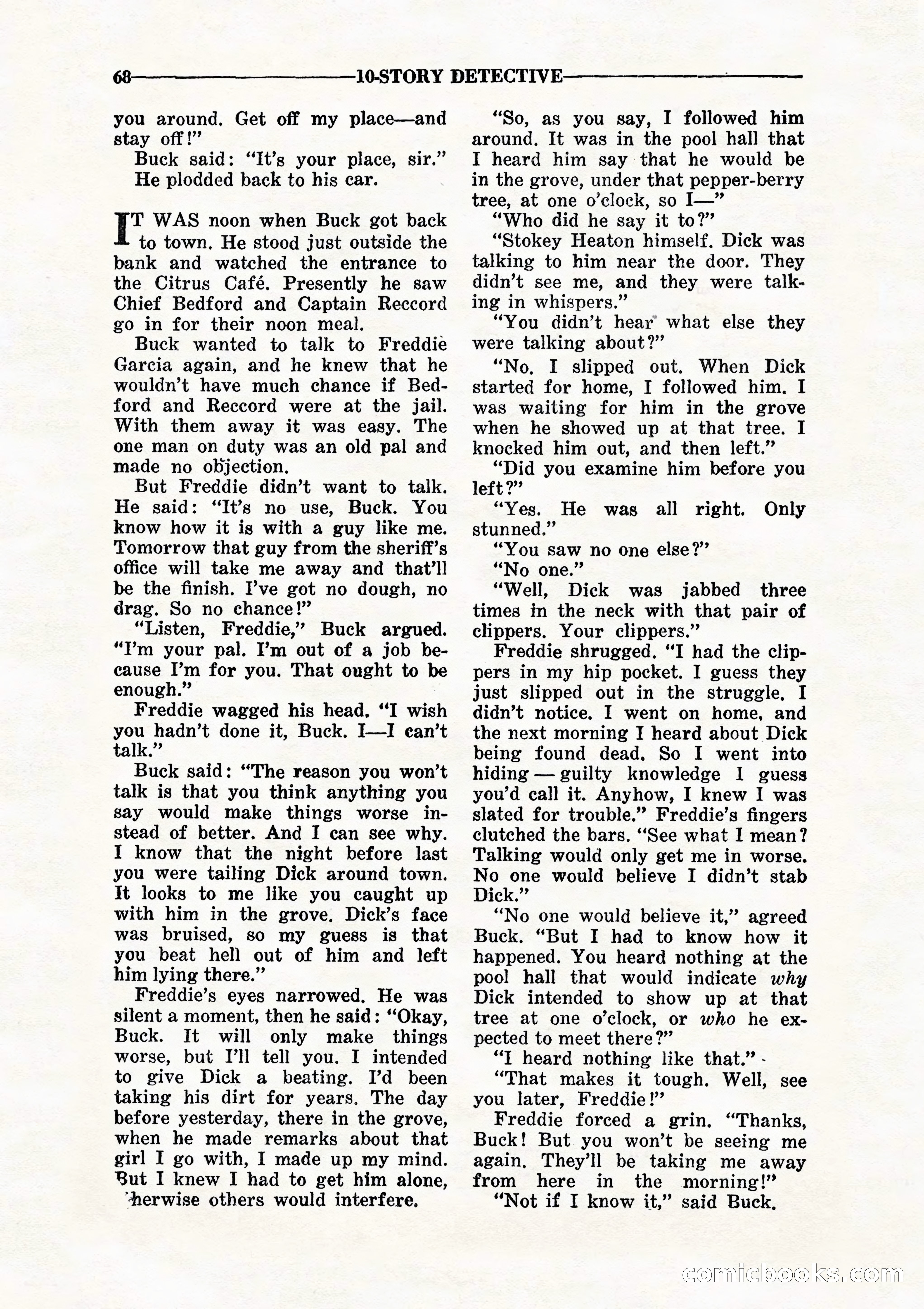 10 Story Detective, July 1942 — page 70 of 116