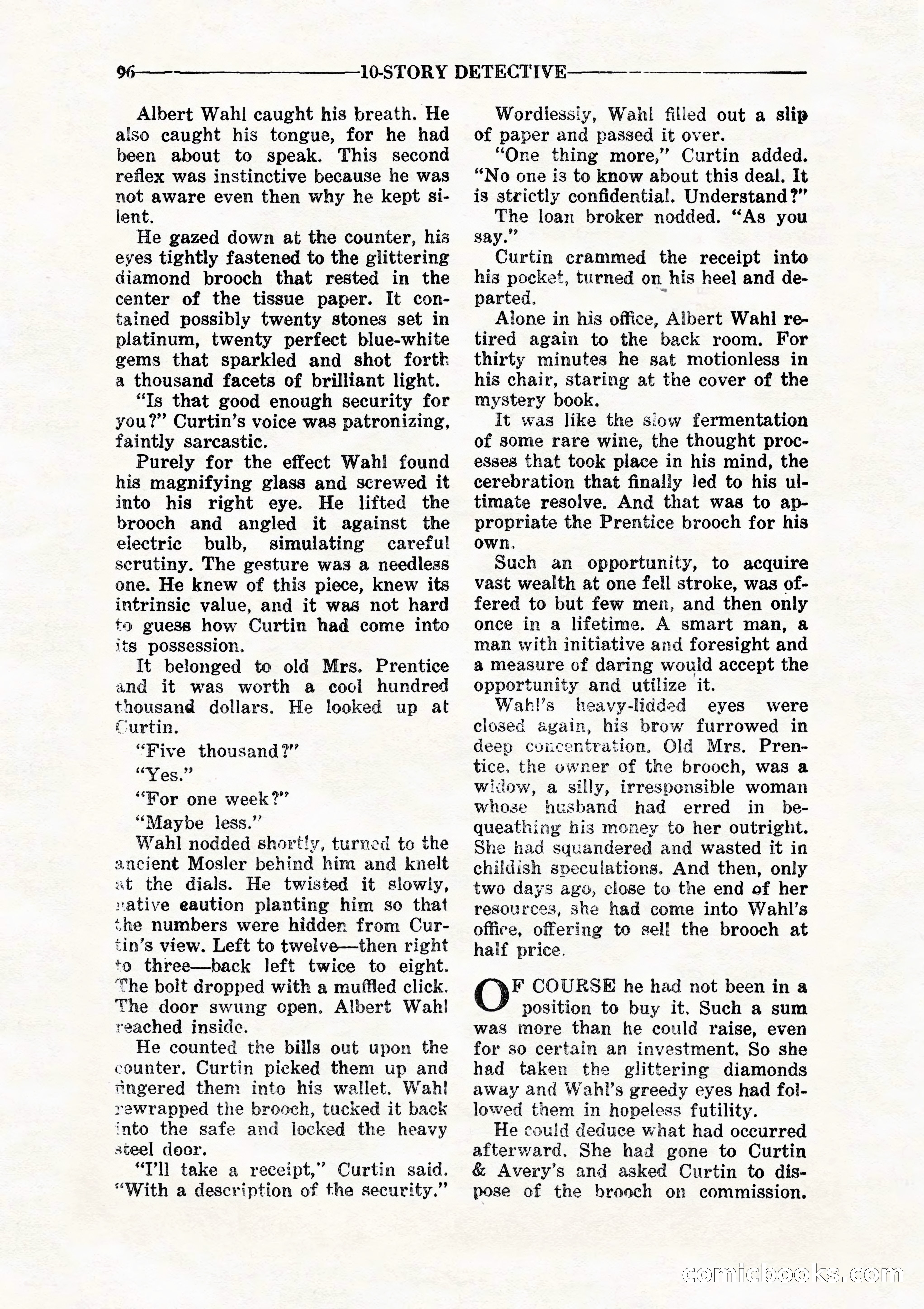10 Story Detective, July 1942 — page 98 of 116
