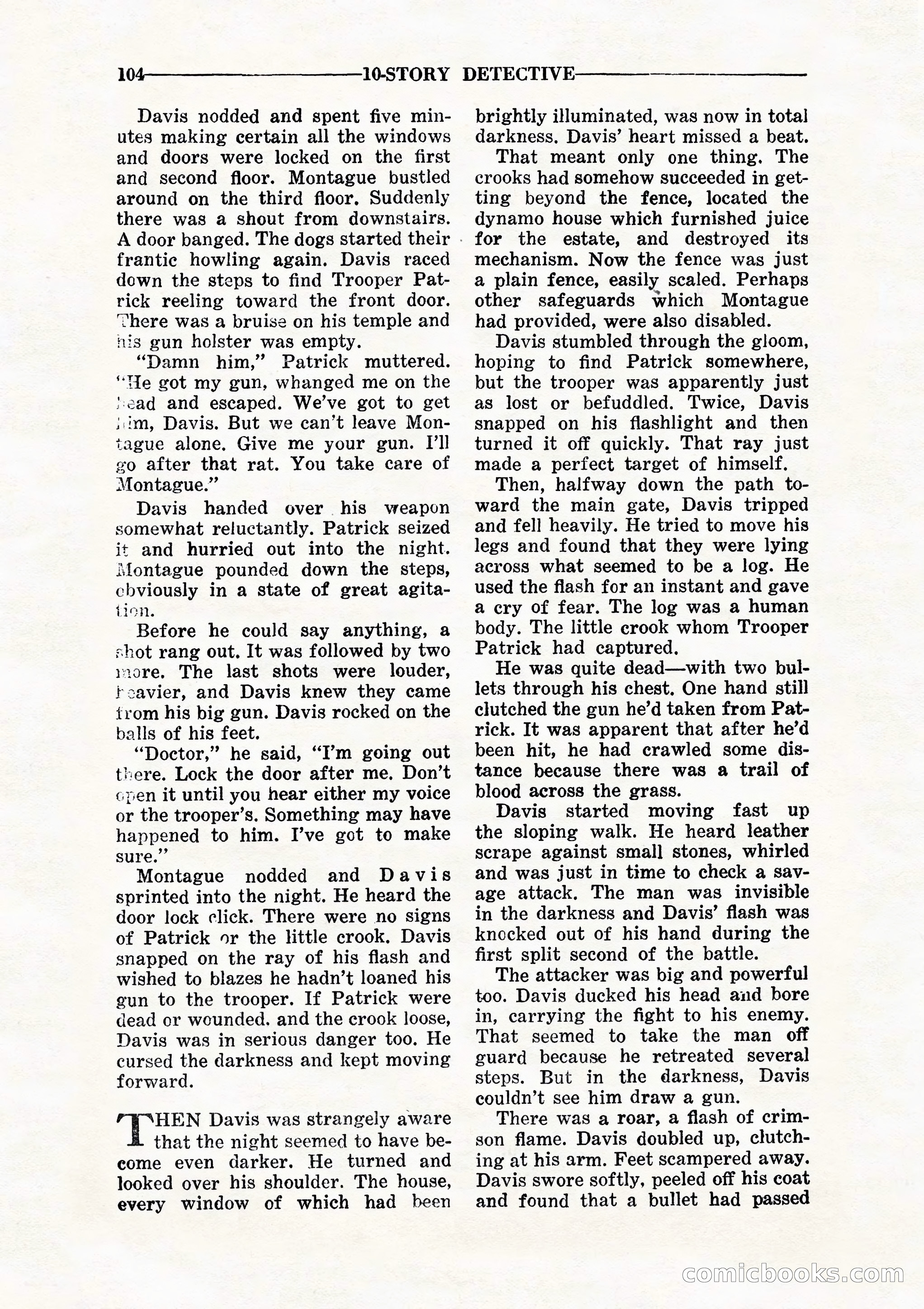 10 Story Detective, July 1942 — page 106 of 116
