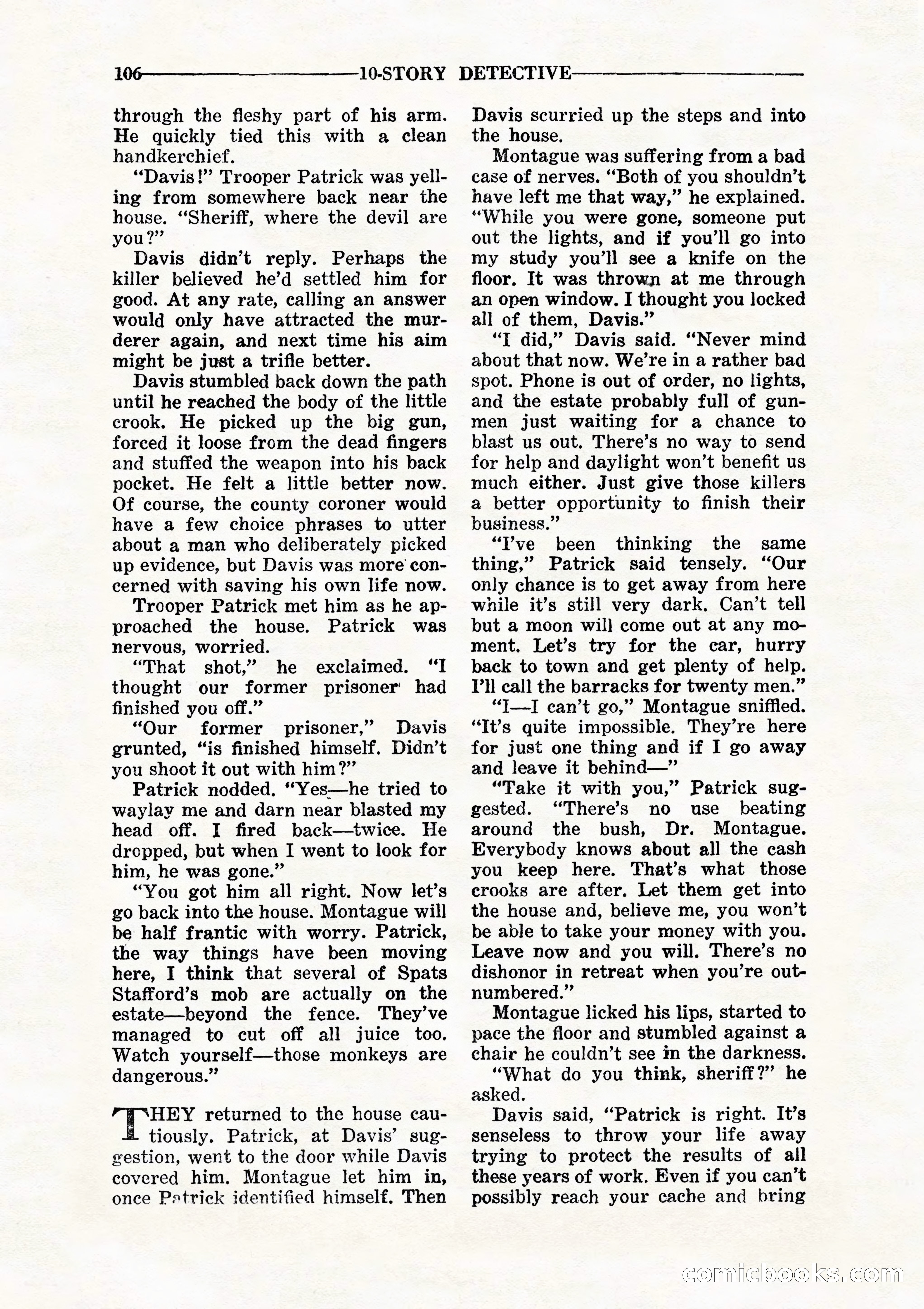 10 Story Detective, July 1942 — page 108 of 116