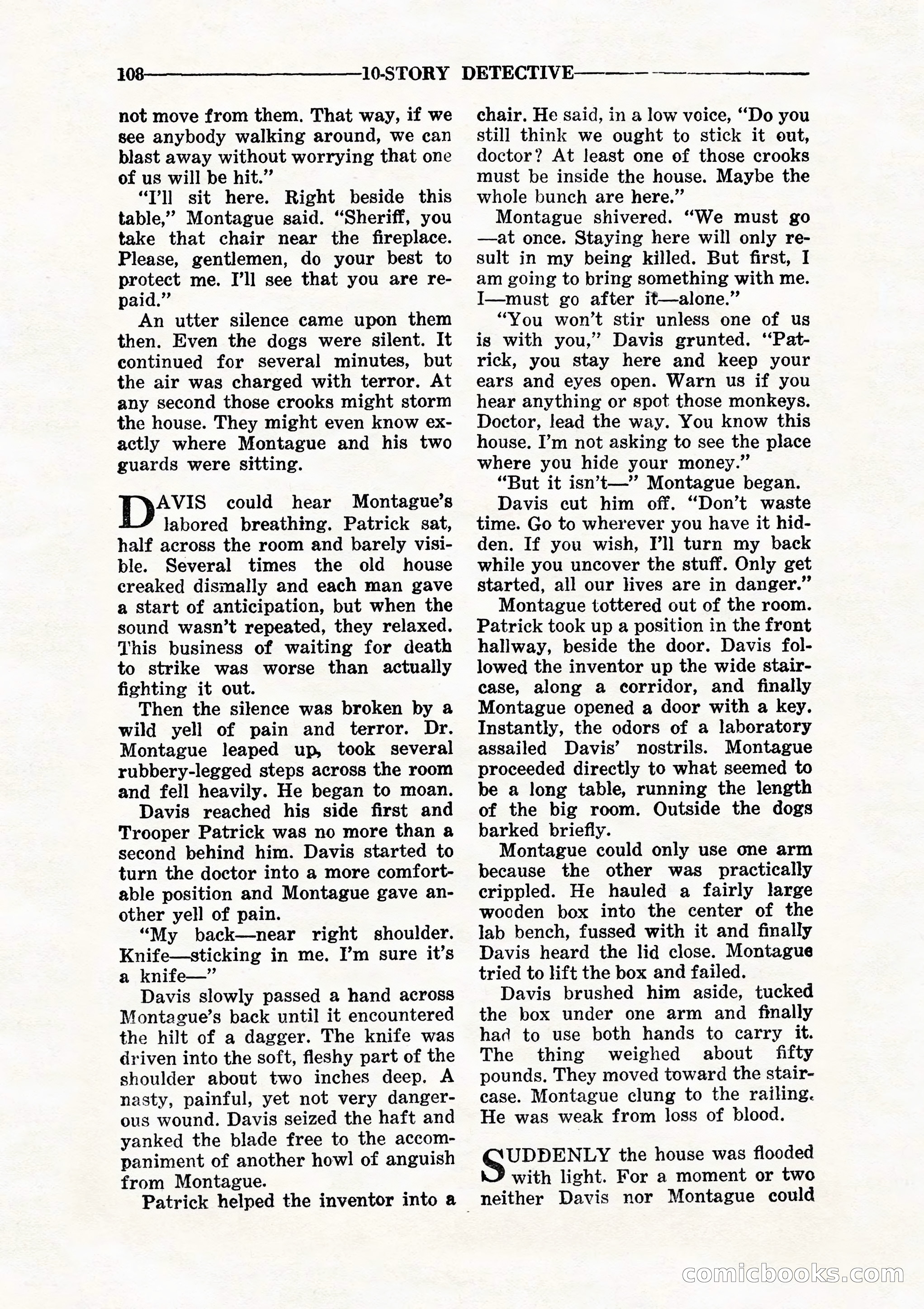 10 Story Detective, July 1942 — page 110 of 116