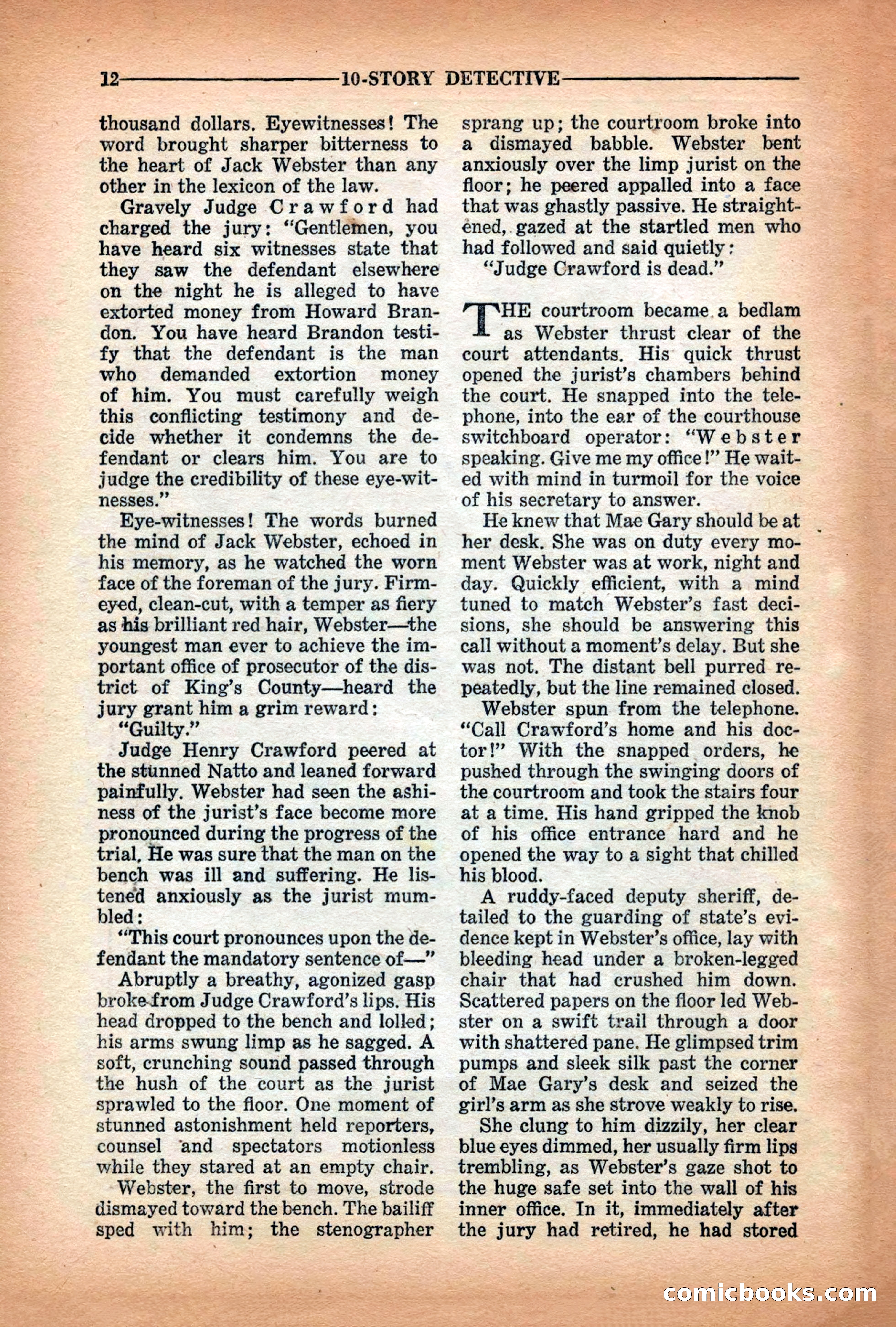 10-Story Detective Magazine Cover — page 14 of 116